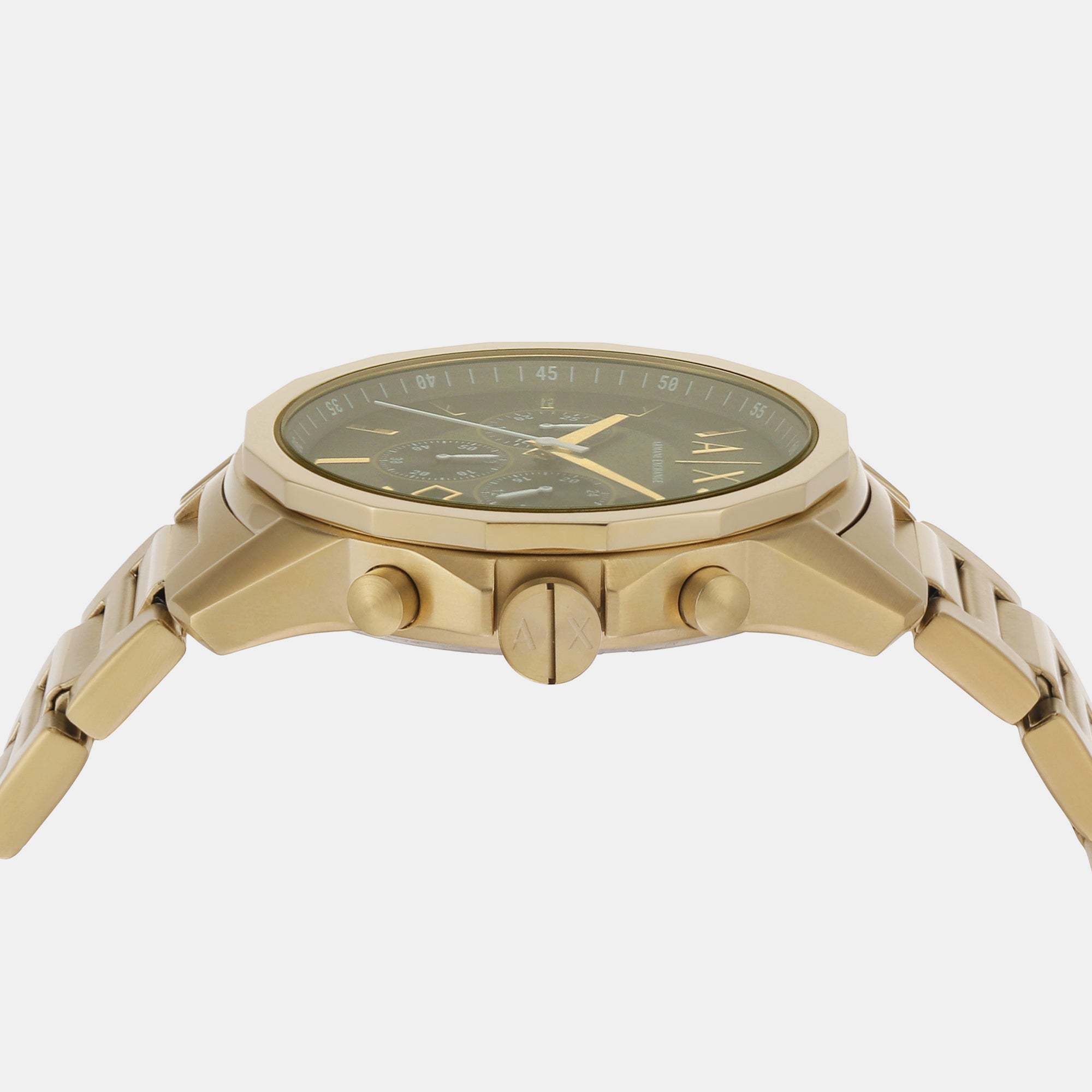Armani Exchange Banks Men Quartz Green Dial Chronograph Stainless Steel Watch AX1746 - view 4