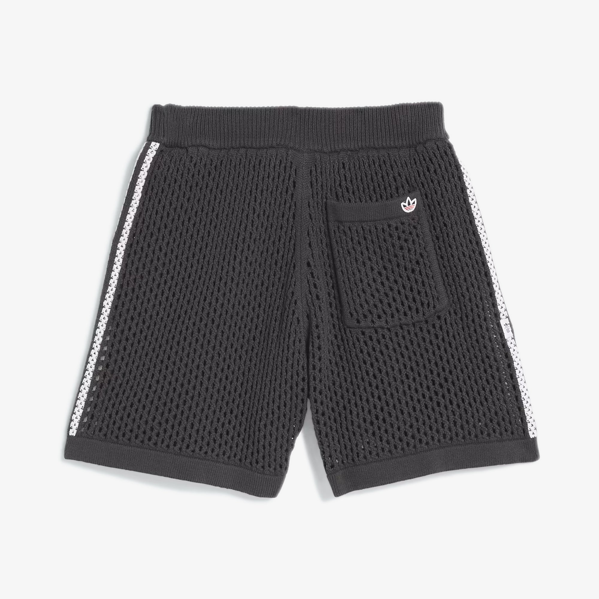 Adidas Originals | Clot Crochet Shorts By Edison Chen { Carbon - view 2