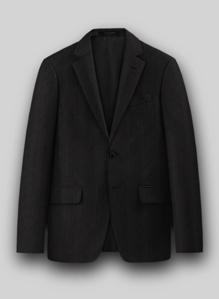 StudioSuits Reda Luman Black Stripe Wool Jacket