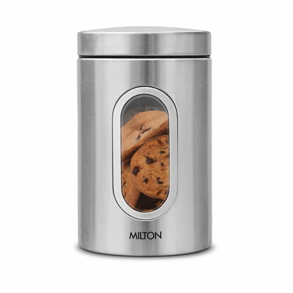 Steel Clear Round Jar (Milton) - view 2