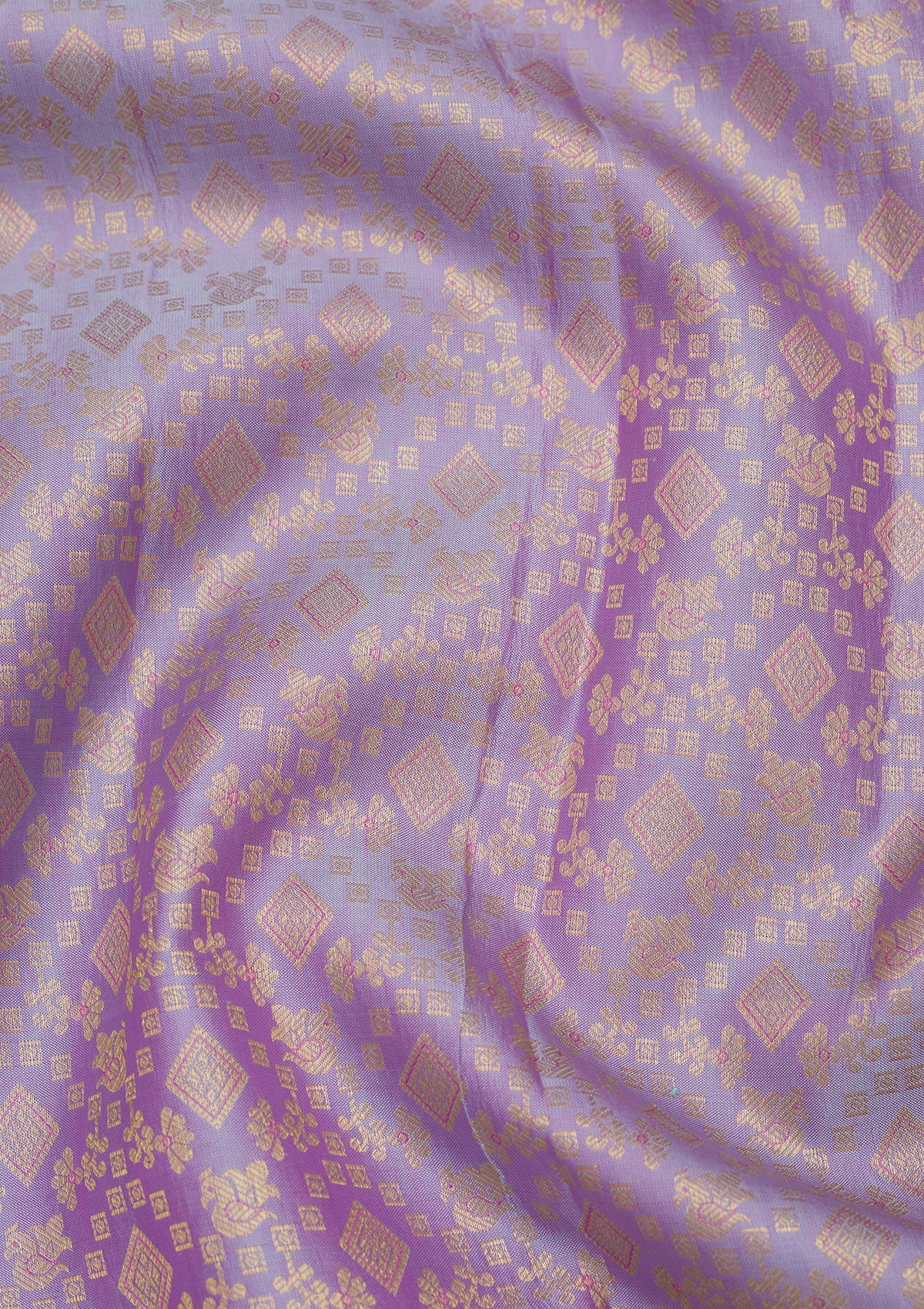 Koskii Lavender Zariwork Pure Silk Saree – Women's - view 2
