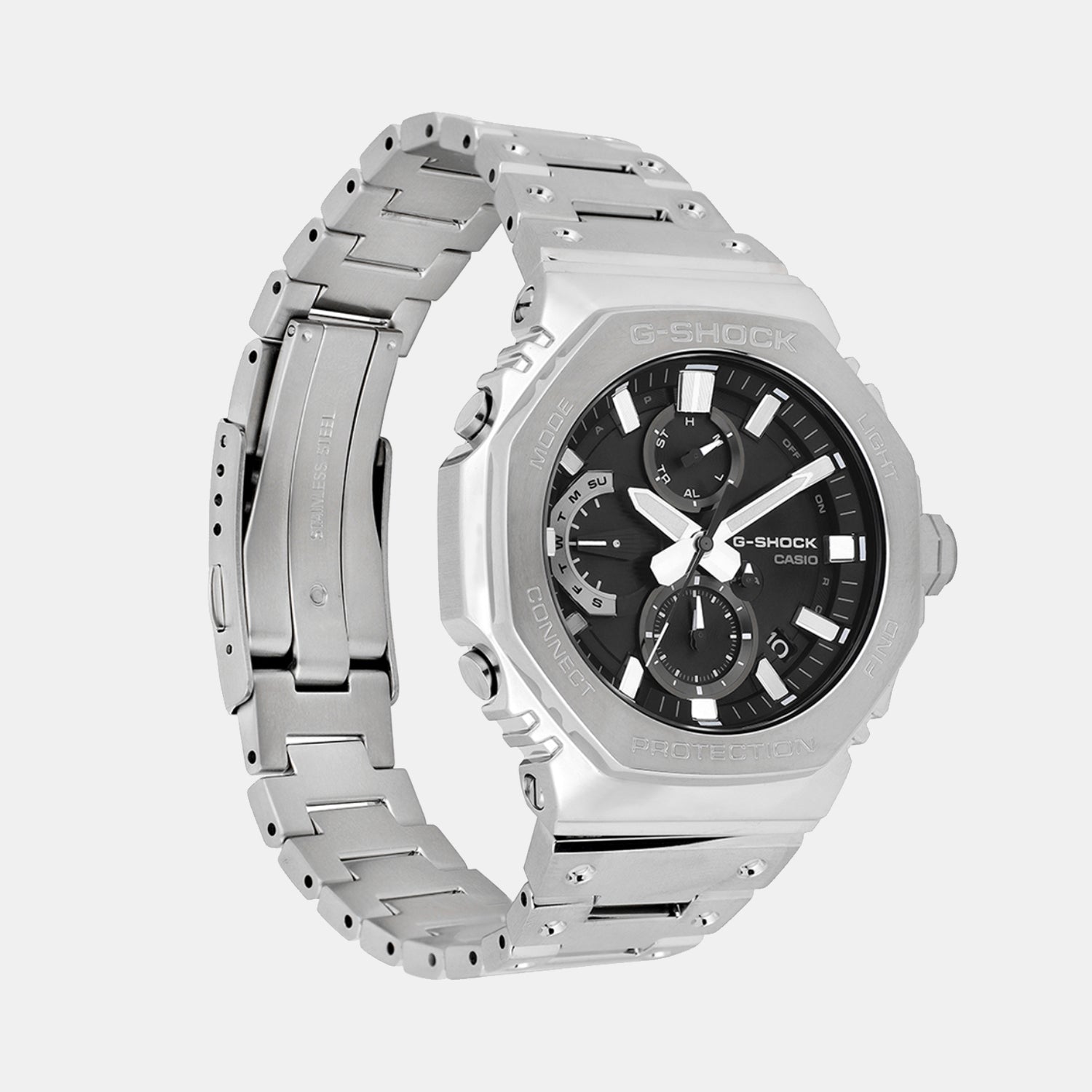 Casio G-Shock Men Quartz Black Dial Chronograph Stainless Steel Watch G1631 - view 5