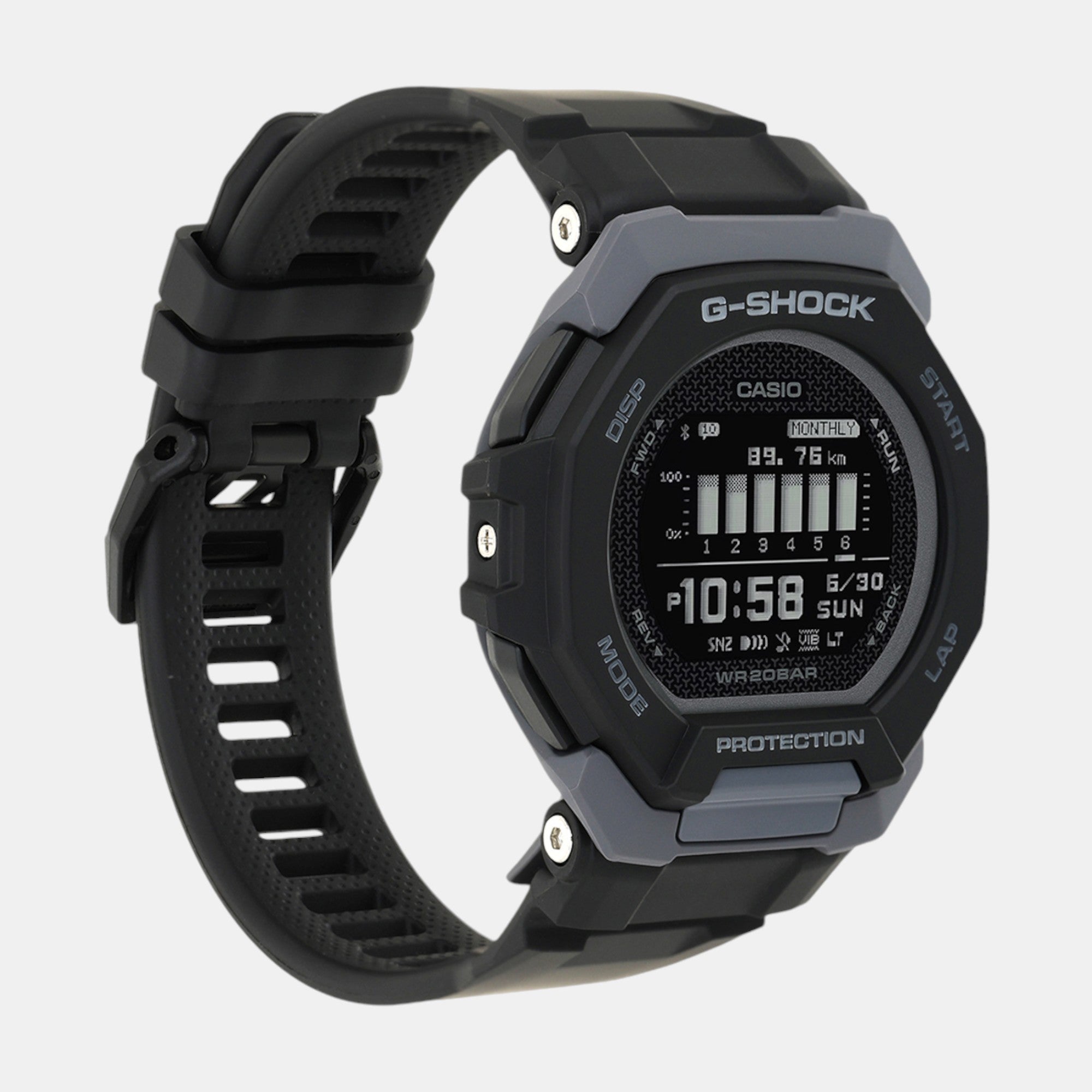 Casio G-Shock Men Quartz Black Dial Digital Resin Watch G1586 - view 2