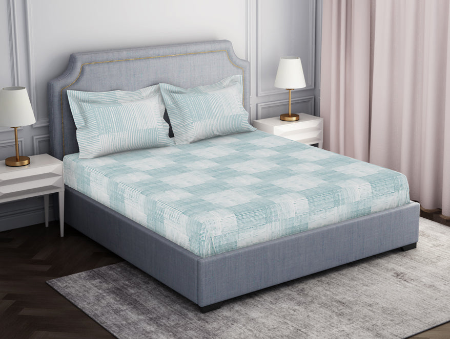 Spaces India Tonalelgence Geometric 100% Cotton Fitted King - Essentials by Spaces - view 2