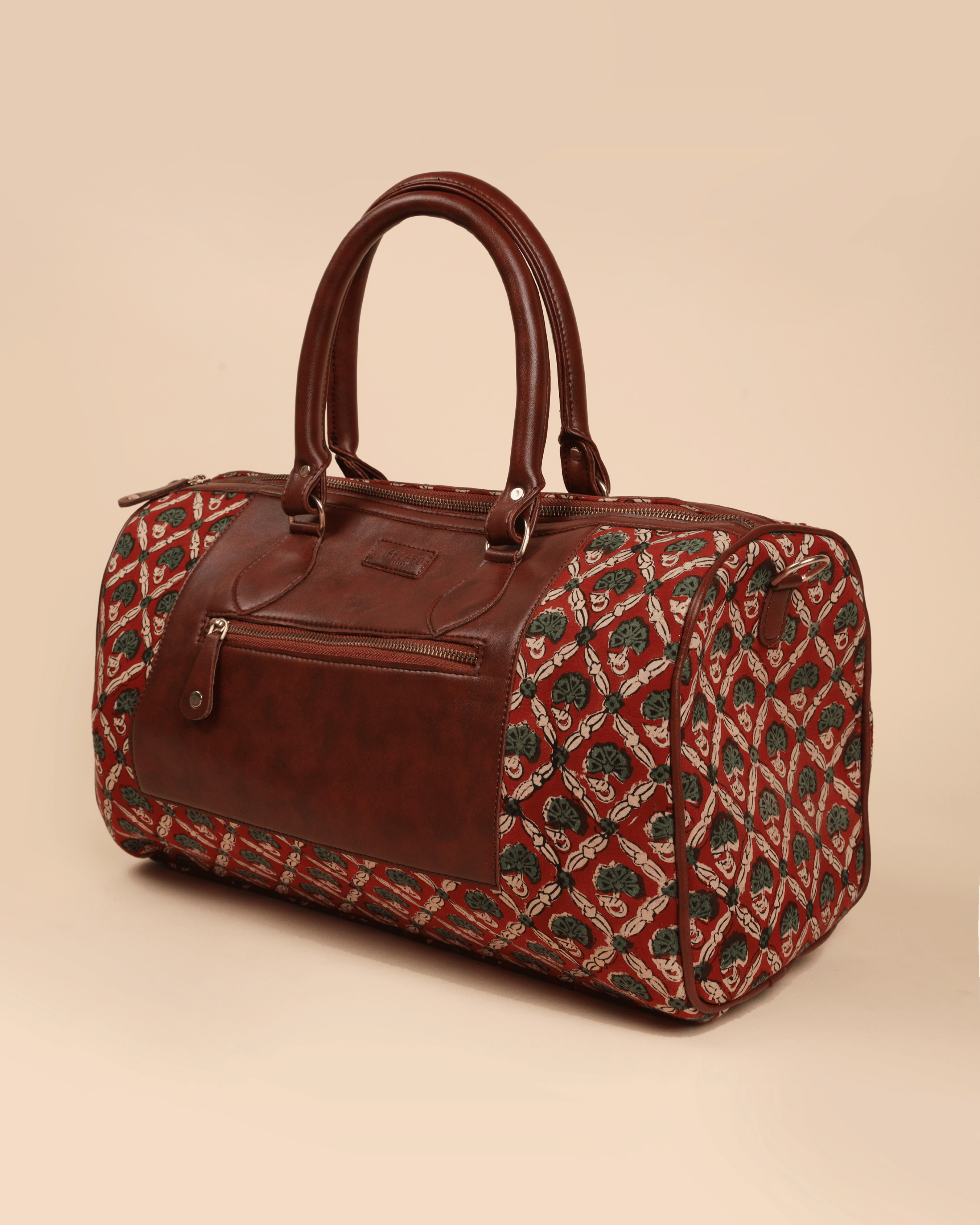 Aachho Walnut Whispers Handblock Duffle Bag - view 2