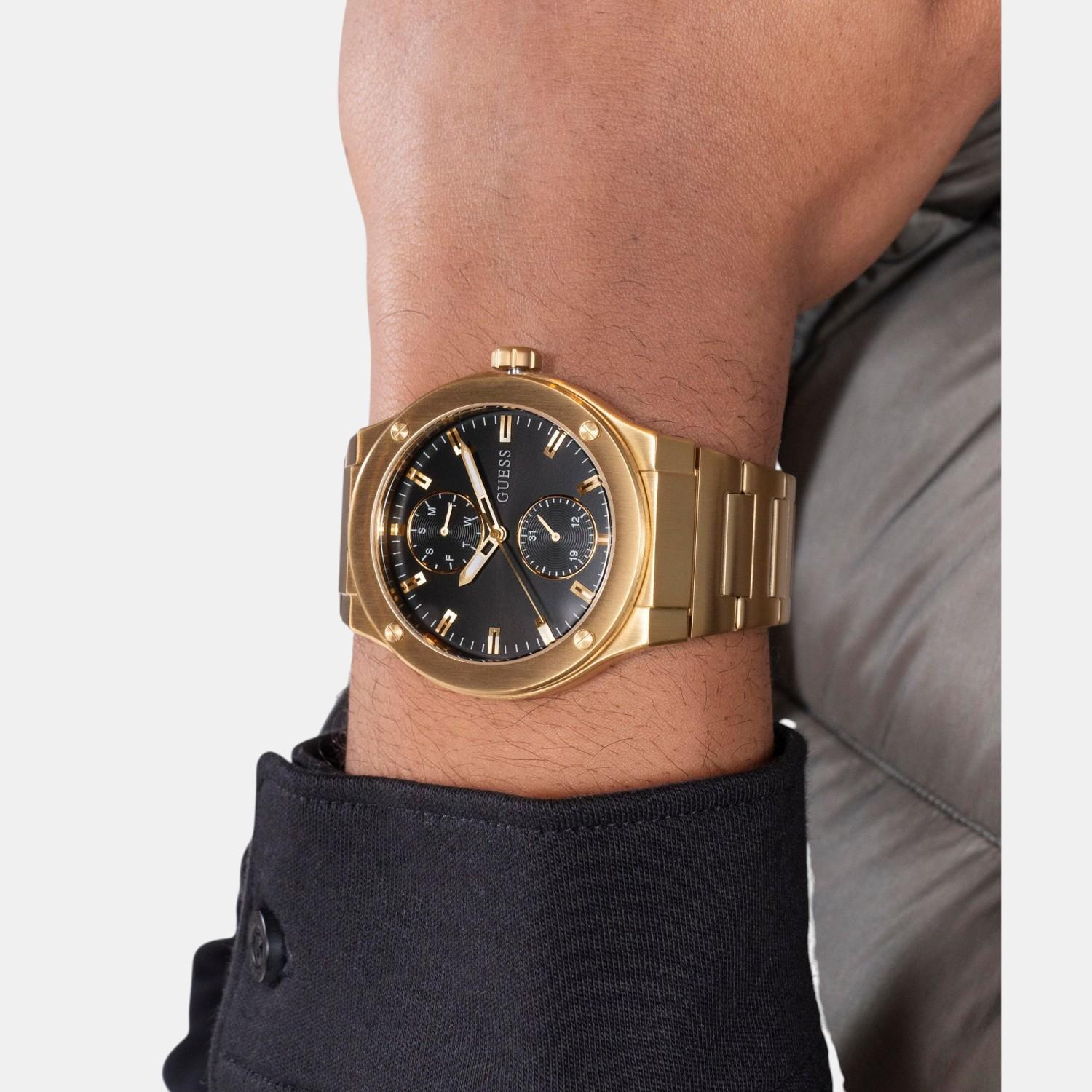 Guess Dress Men Quartz Black Dial Multi-Function Stainless Steel Watch GW0795G4 - view 6