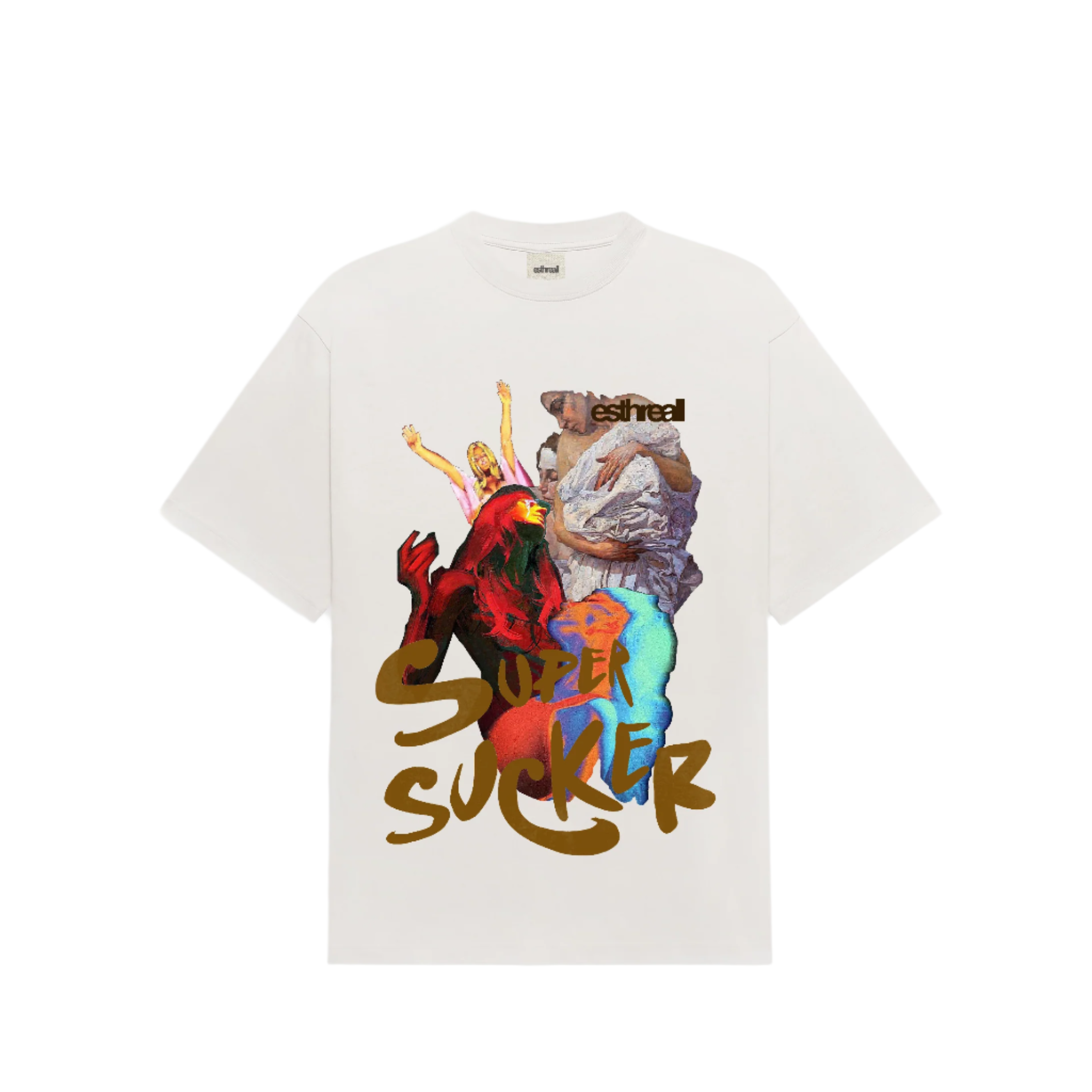 White t-shirts – esthreall SuperSucker