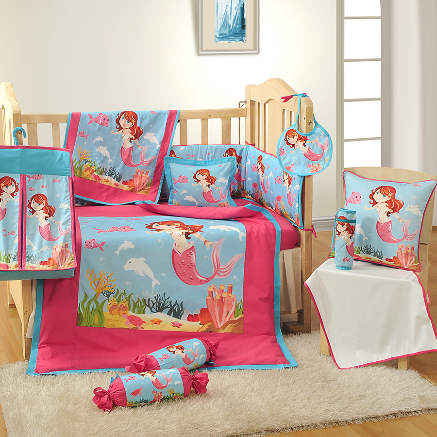 Swayam India Bcs-little Mermaid Baby Cot Set-190 - view 2