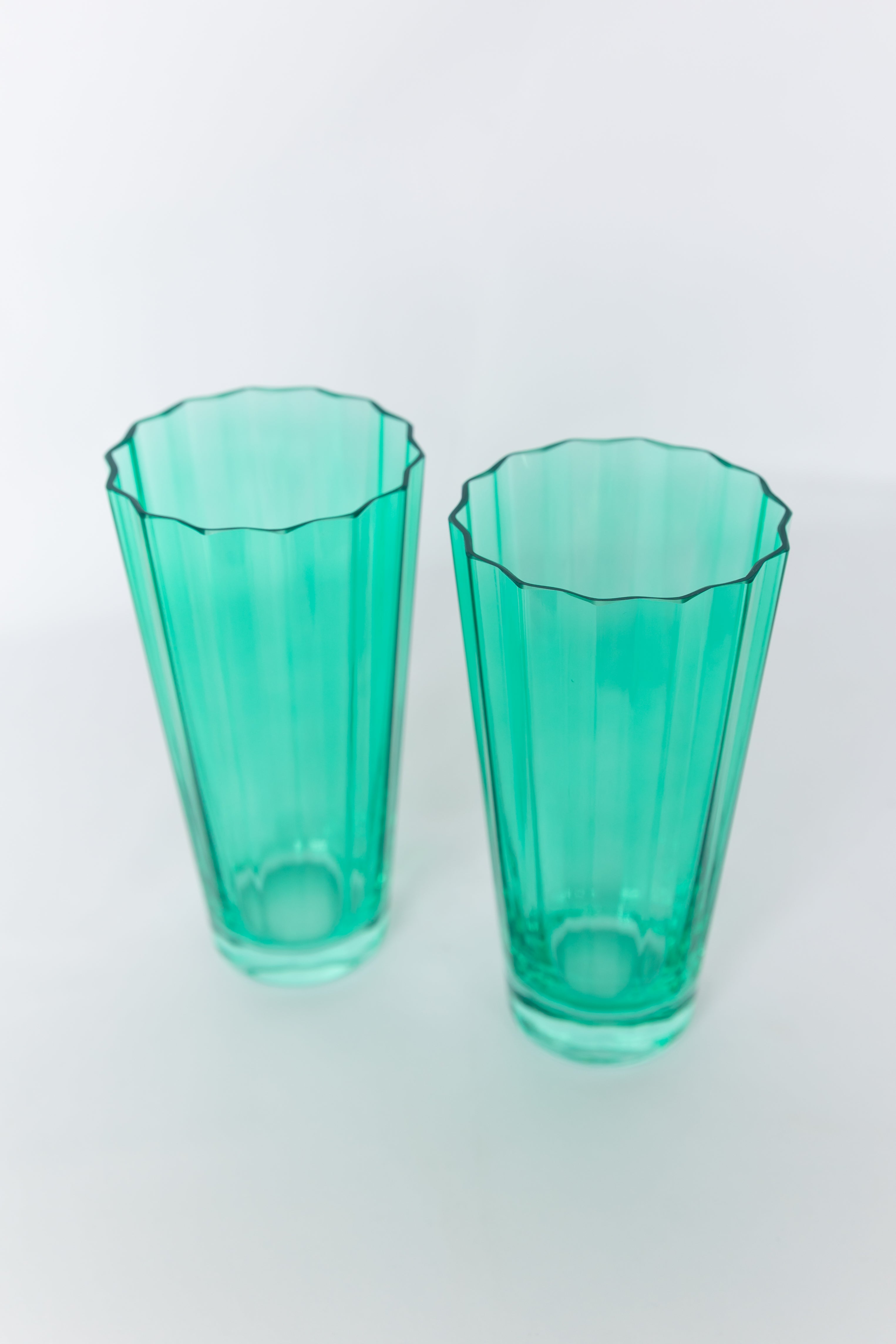Estelle Colored Glass Estelle Colored Sunday High Balls - Set of 2 {Kelly Green} - view 2