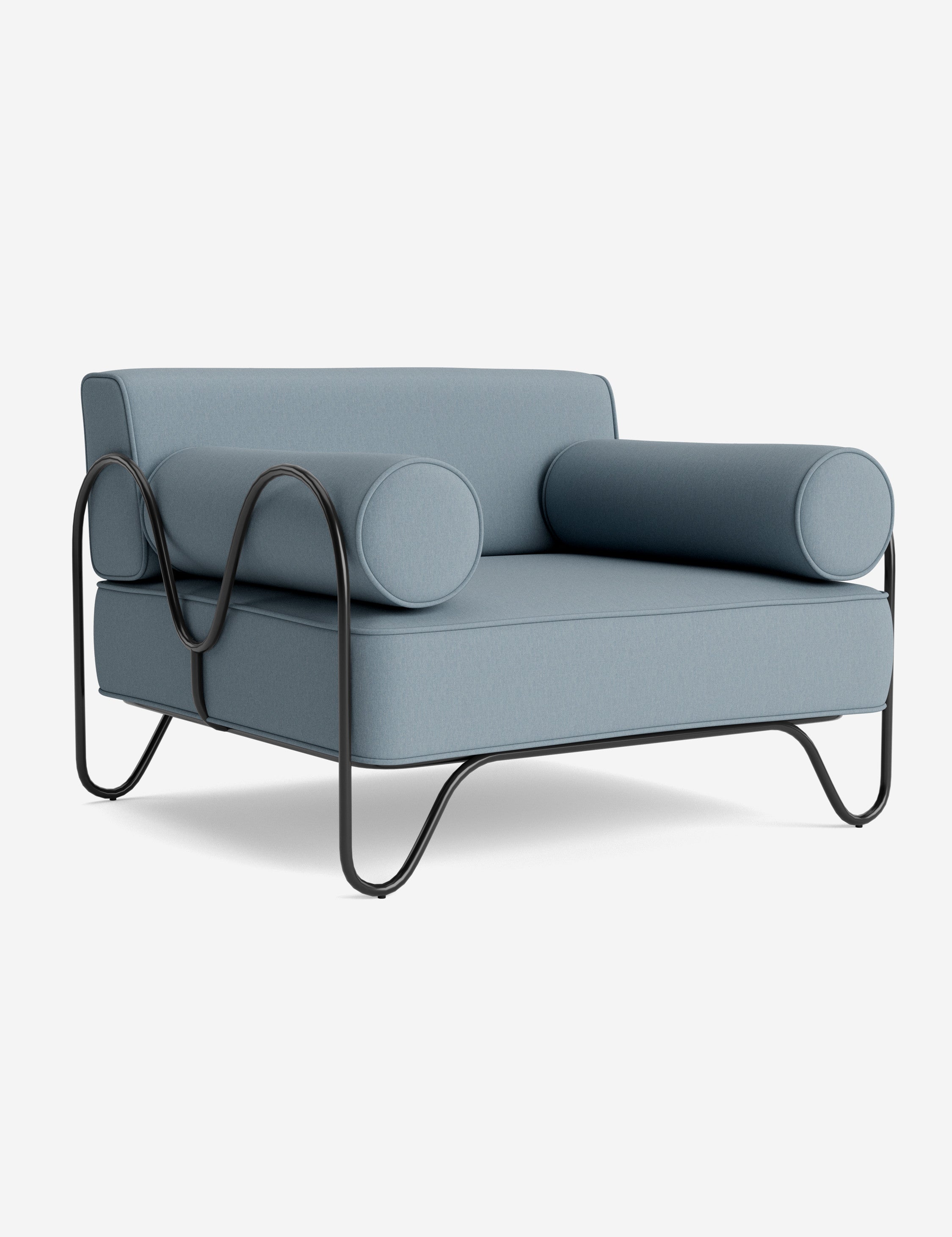 Lulu and Georgia Peggy Outdoor Accent Chair Cushion by Sarah Sherman Samuel - view 23