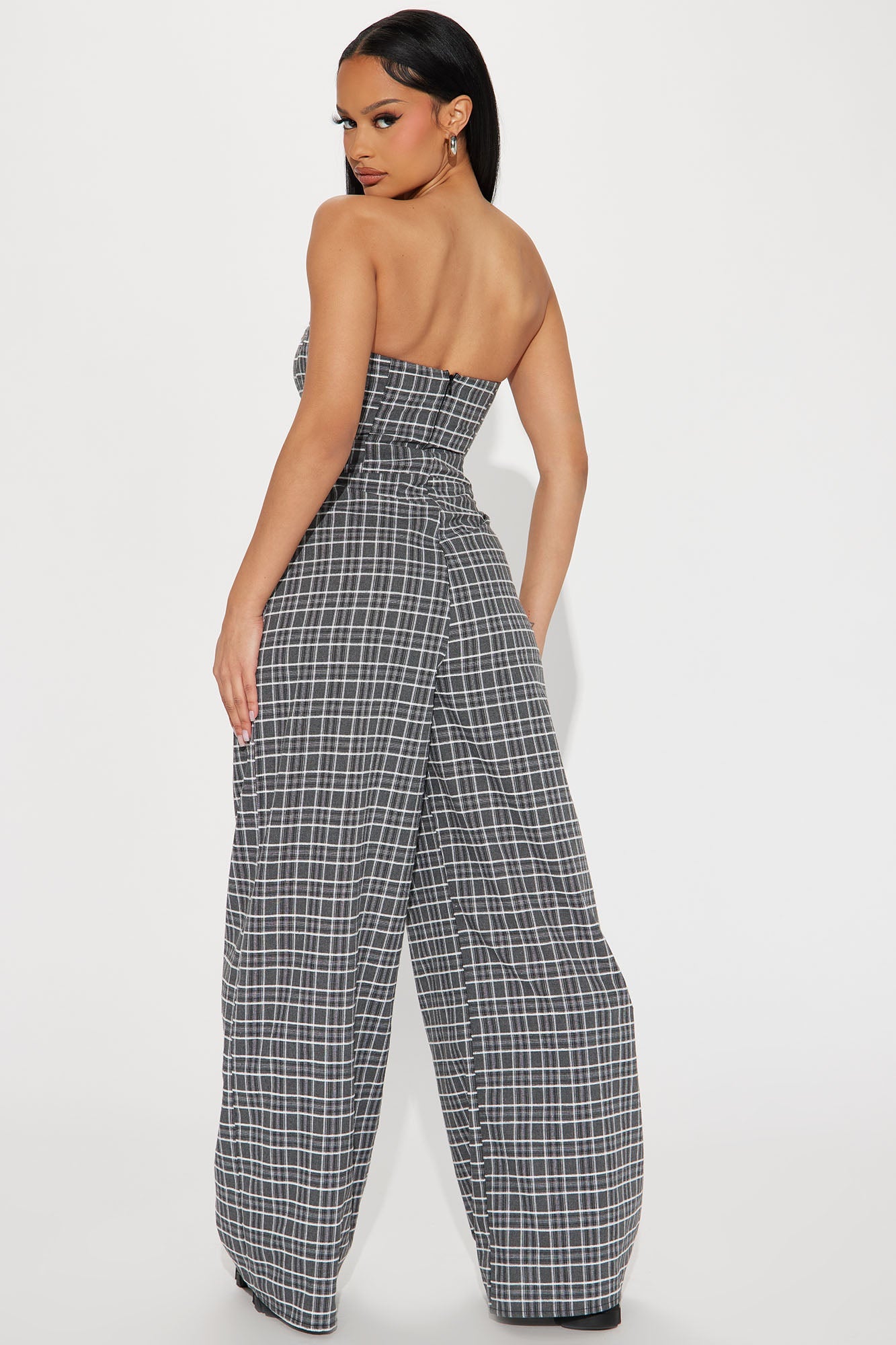 BlackTree Plaid Jumpsuit - view 3