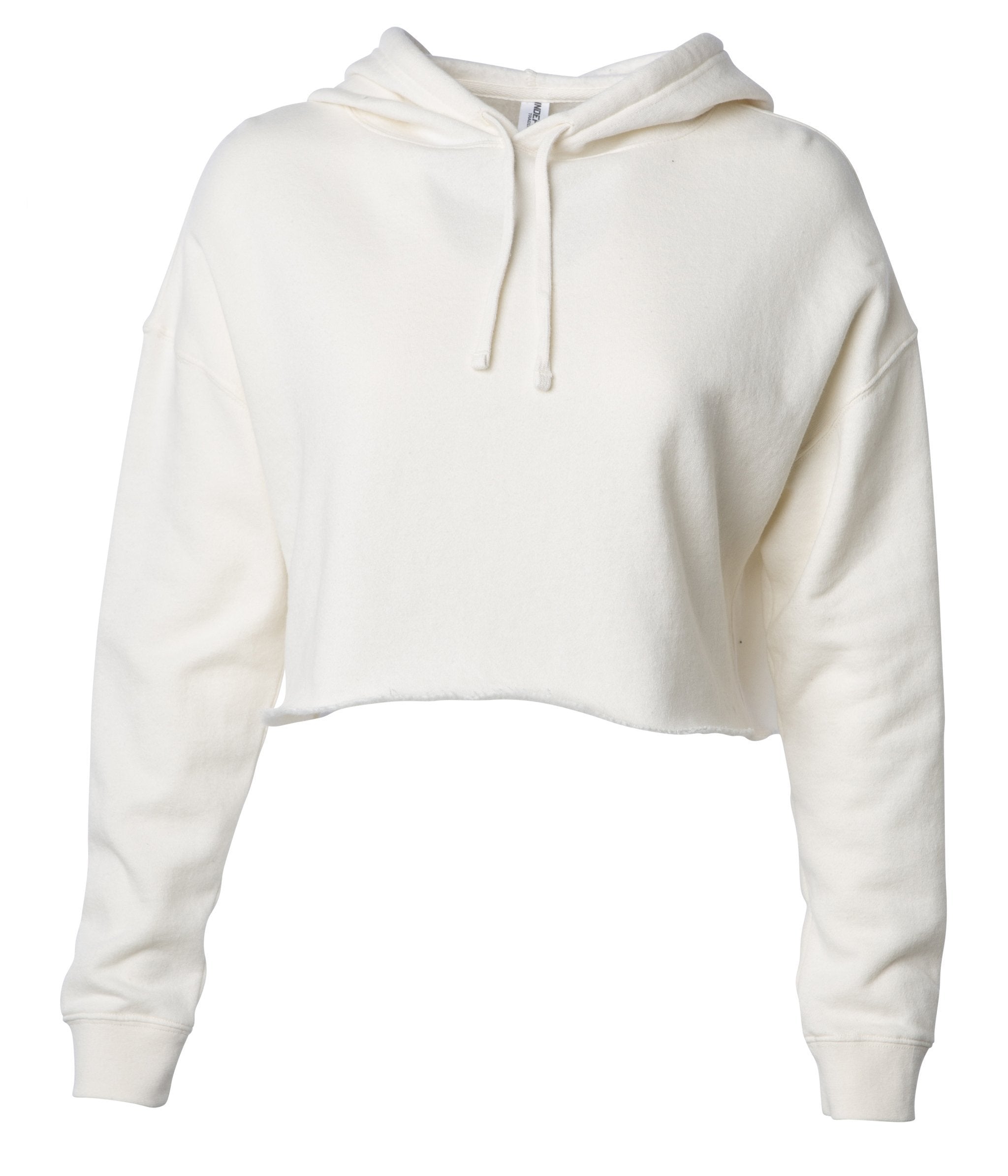 Independent Trading Company Women's Lightweight Crop Hooded Pullover - view 6
