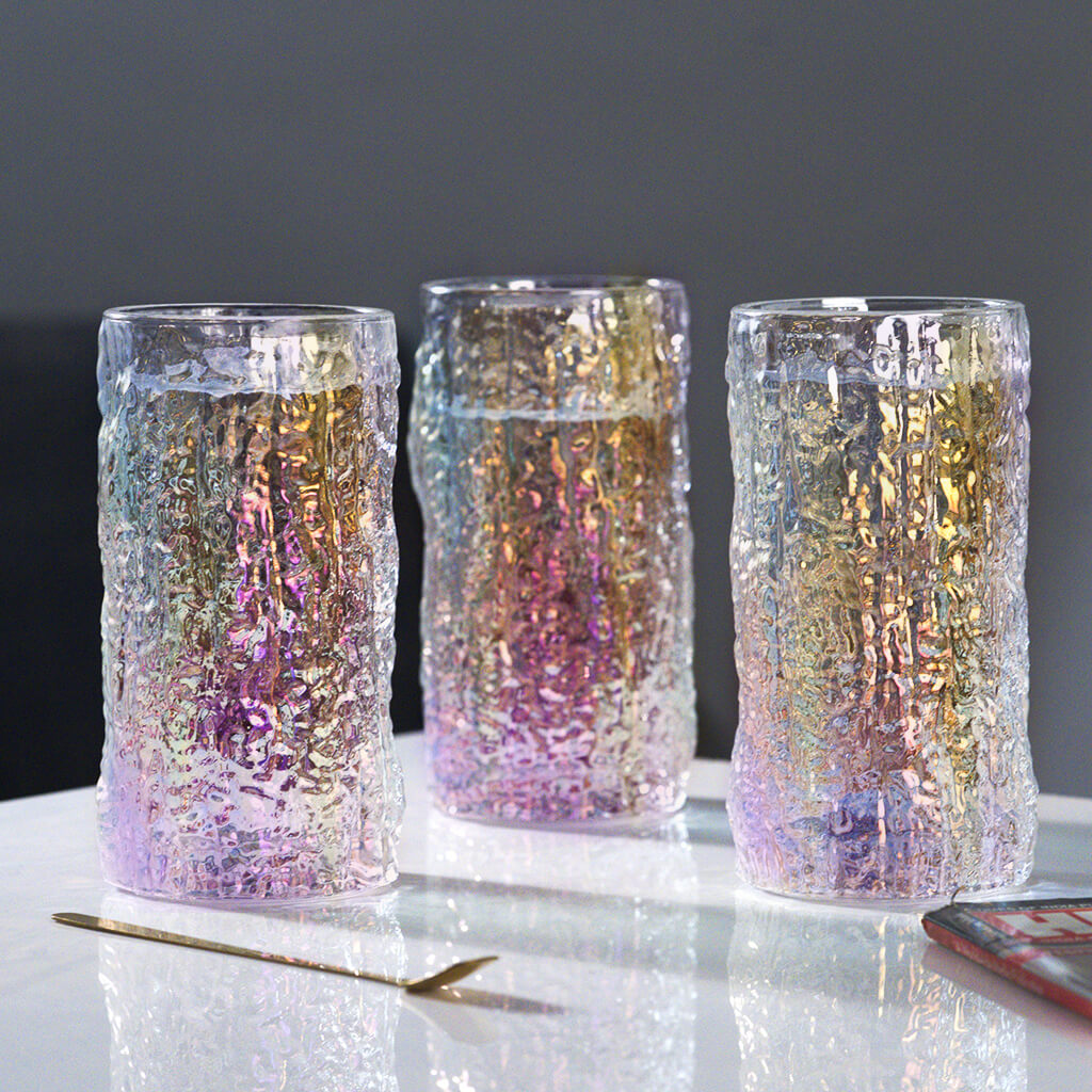 Cpensus Holographic Bark Glasses - Set of 3