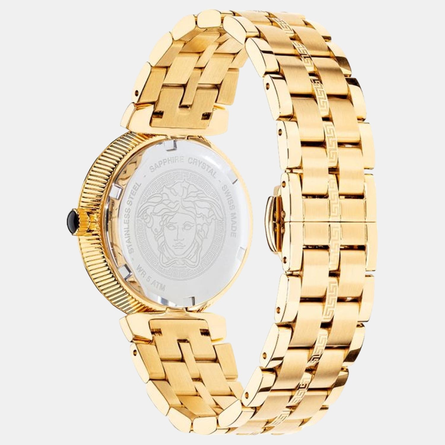 Versace Greca Icon Women Quartz Black Dial Analog Stainless Steel Watch VEZ600521 - view 3