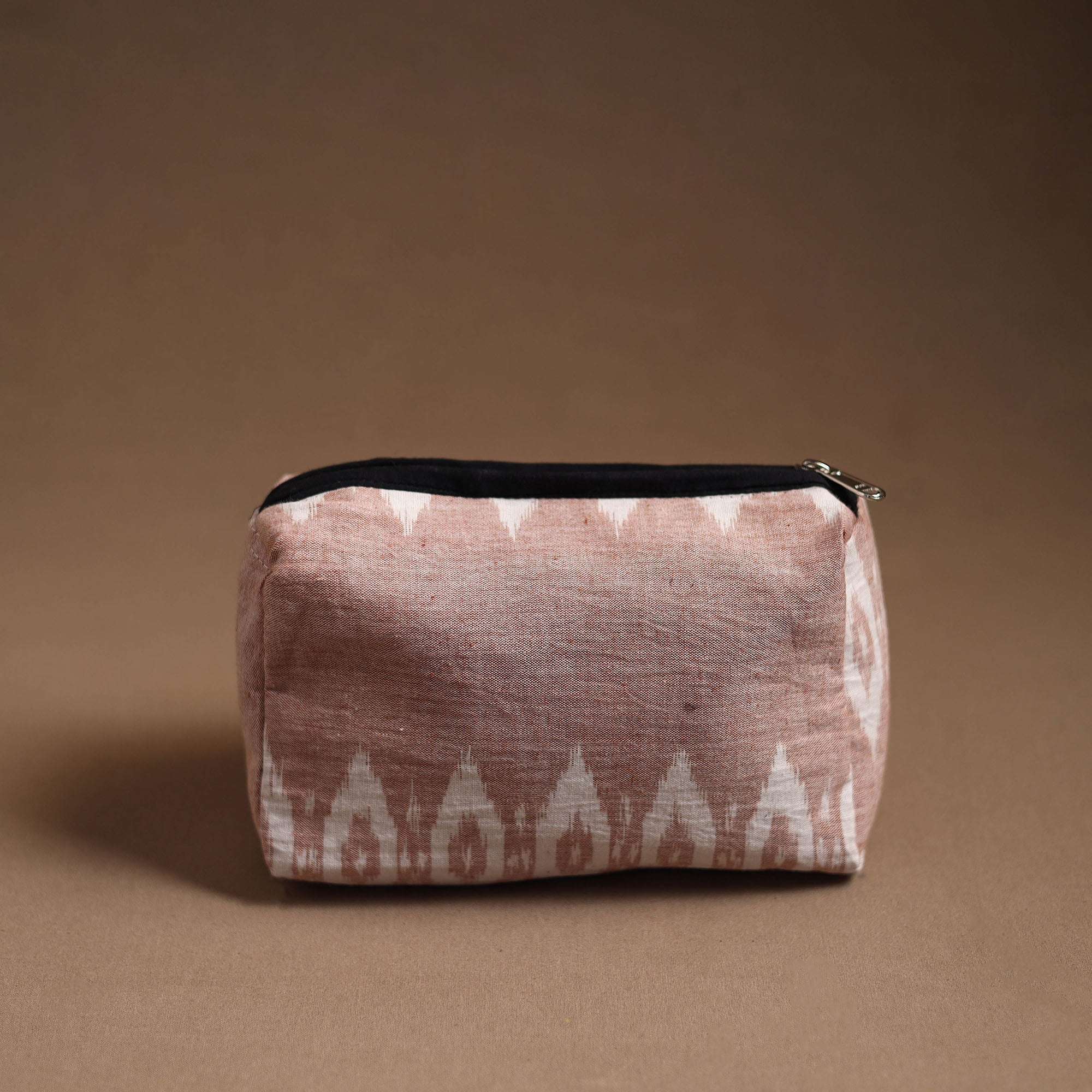 NOORI BAZAR Brown - Handmade Cotton Toiletry Pouch 09