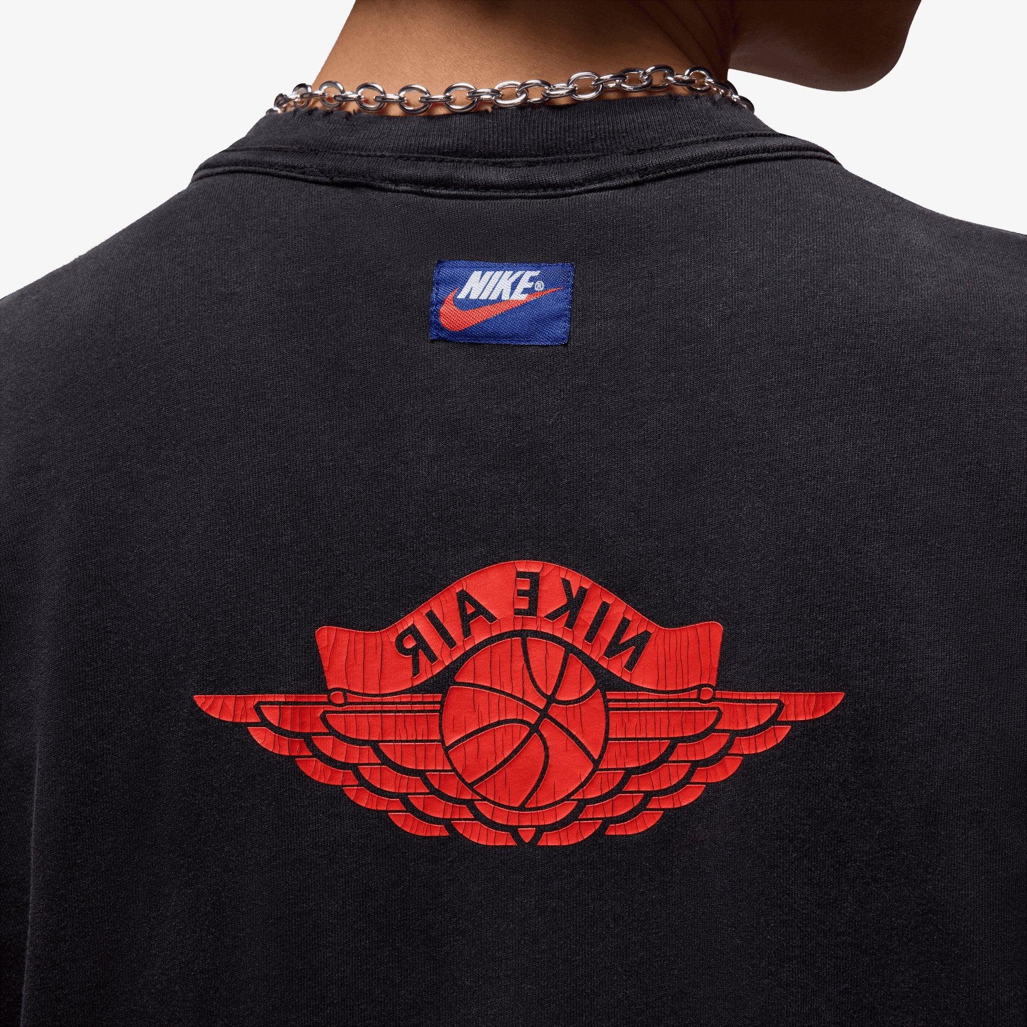 Jordan | RARE AIR T-SHIRT { BLACK/CHILE RED - view 5