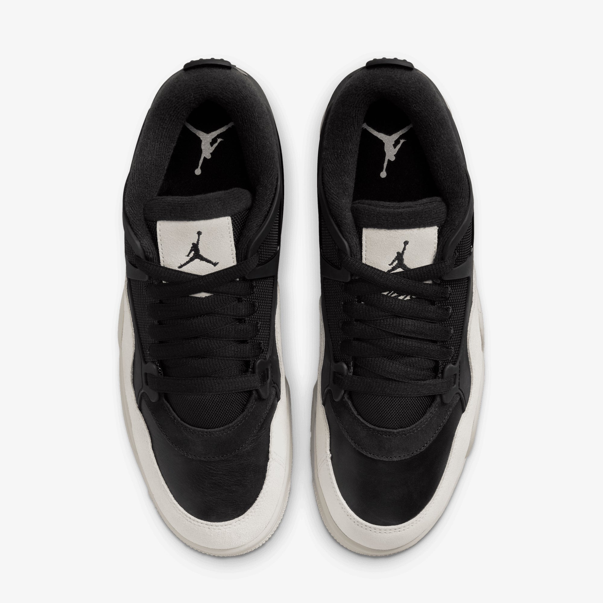 Jordan | AIR JORDAN 4 RM { BLACK/LIGHT BONE-DARK GREY - view 2