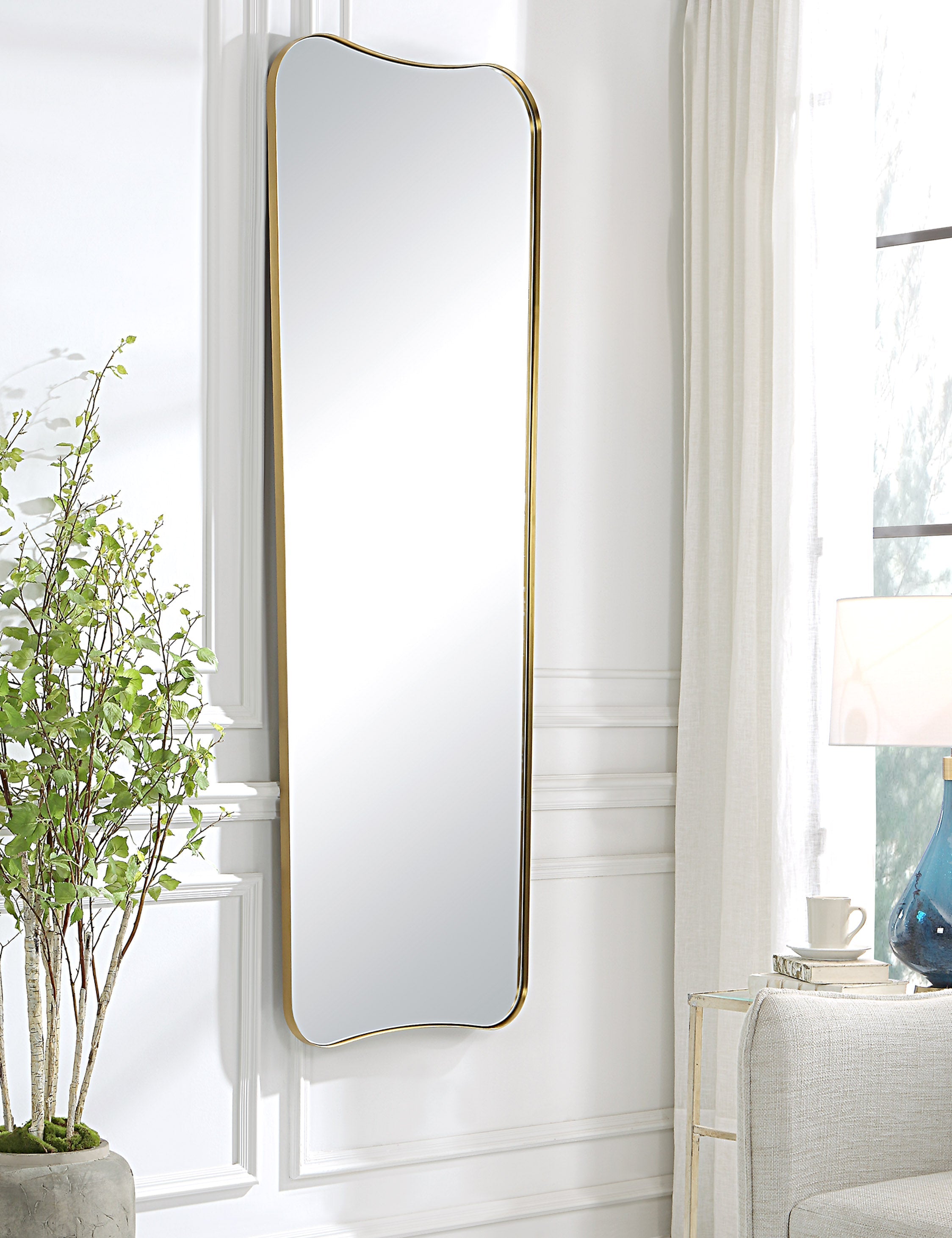 Lulu and Georgia Cera Full Length Mirror – Gold - view 2