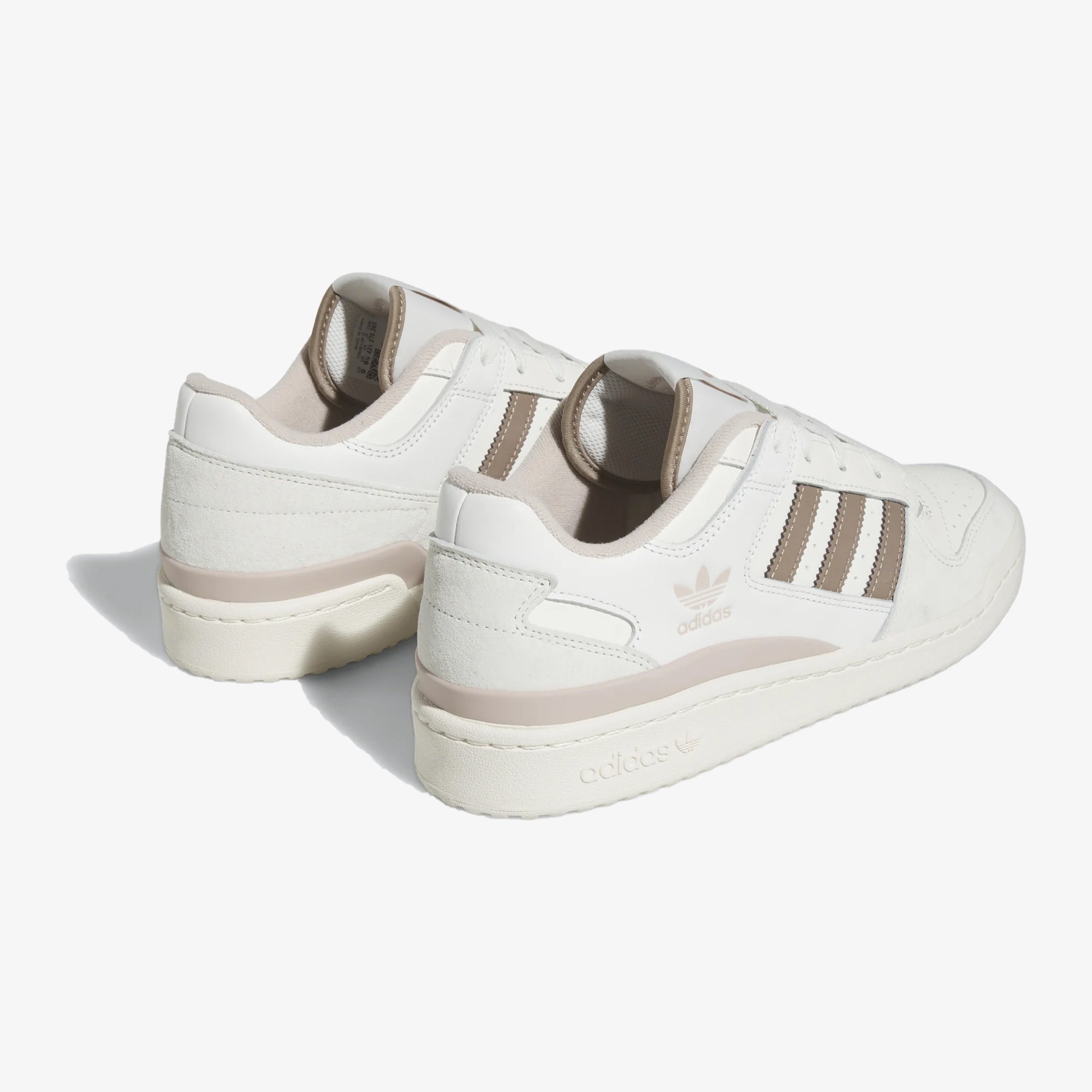 Adidas Originals | FORUM LOW CL { CORE WHITE/CHALKY BROWN - view 2