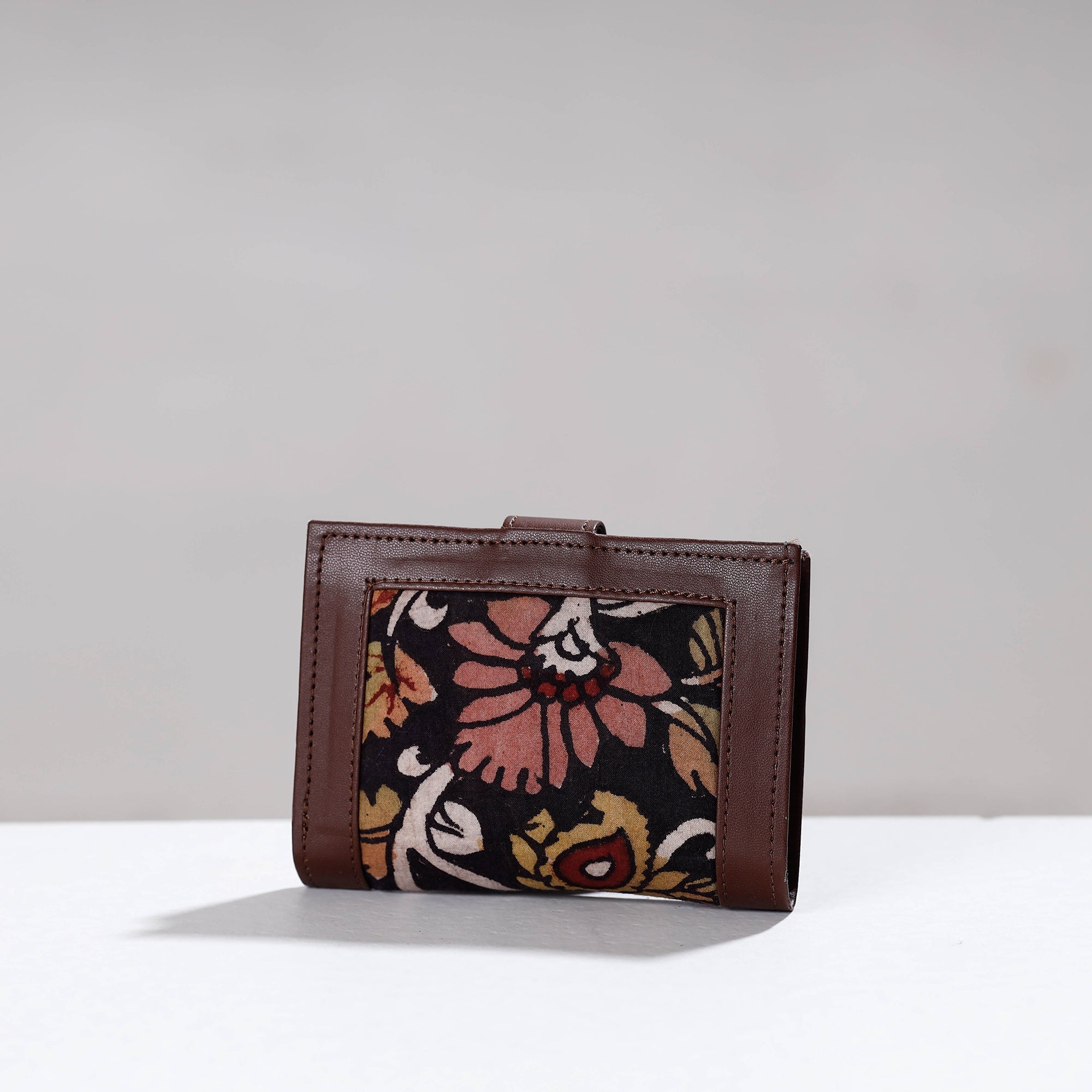 DWARAKA PLUS Black - Handpainted Kalamkari Cotton Wallet - view 2