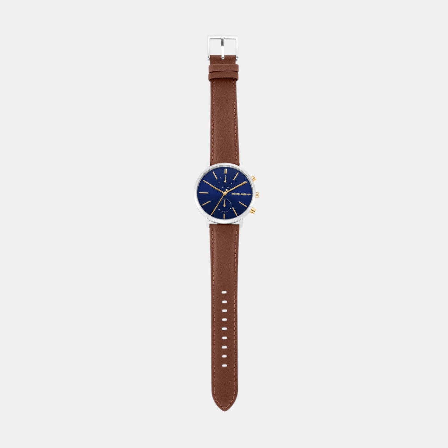 Michael Kors Blake Men Quartz Blue Dial Chronograph Leather Watch MK9209 - view 4