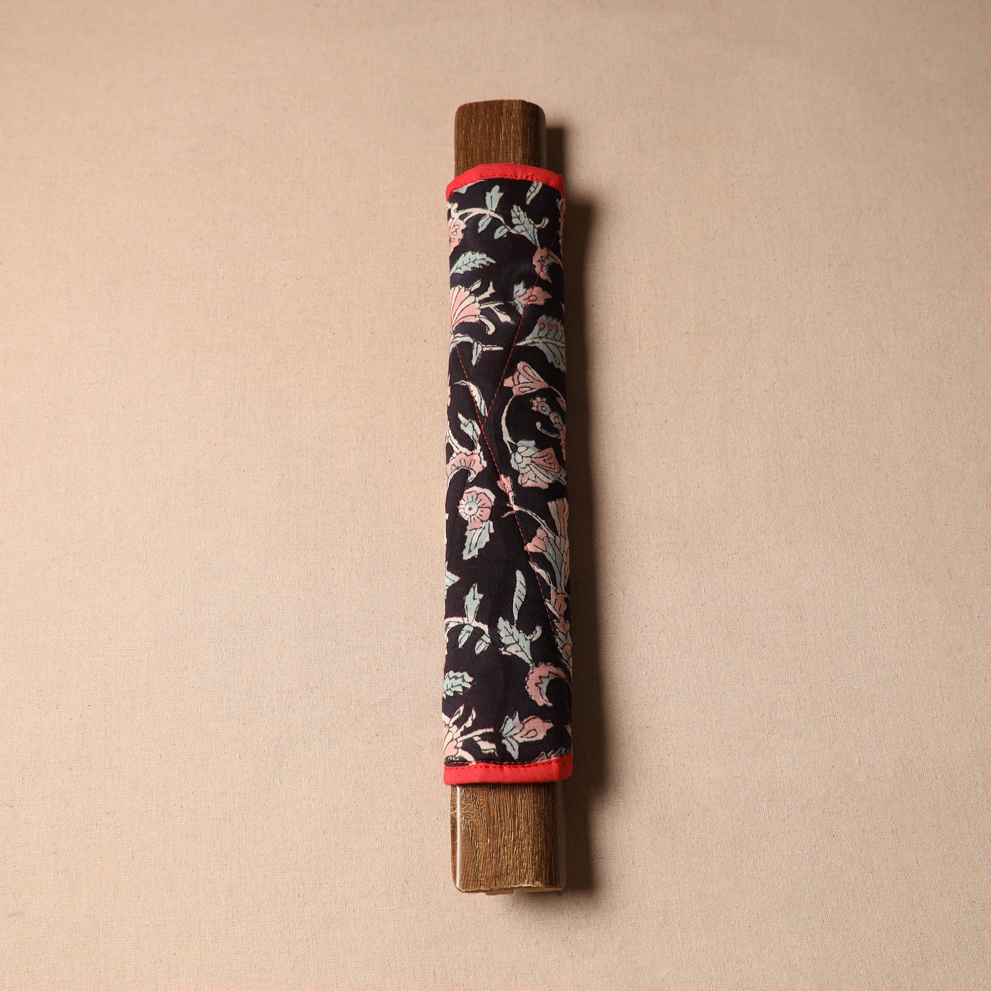 JALPARI Black - Handmade Cotton Fridge Handle Cover 38