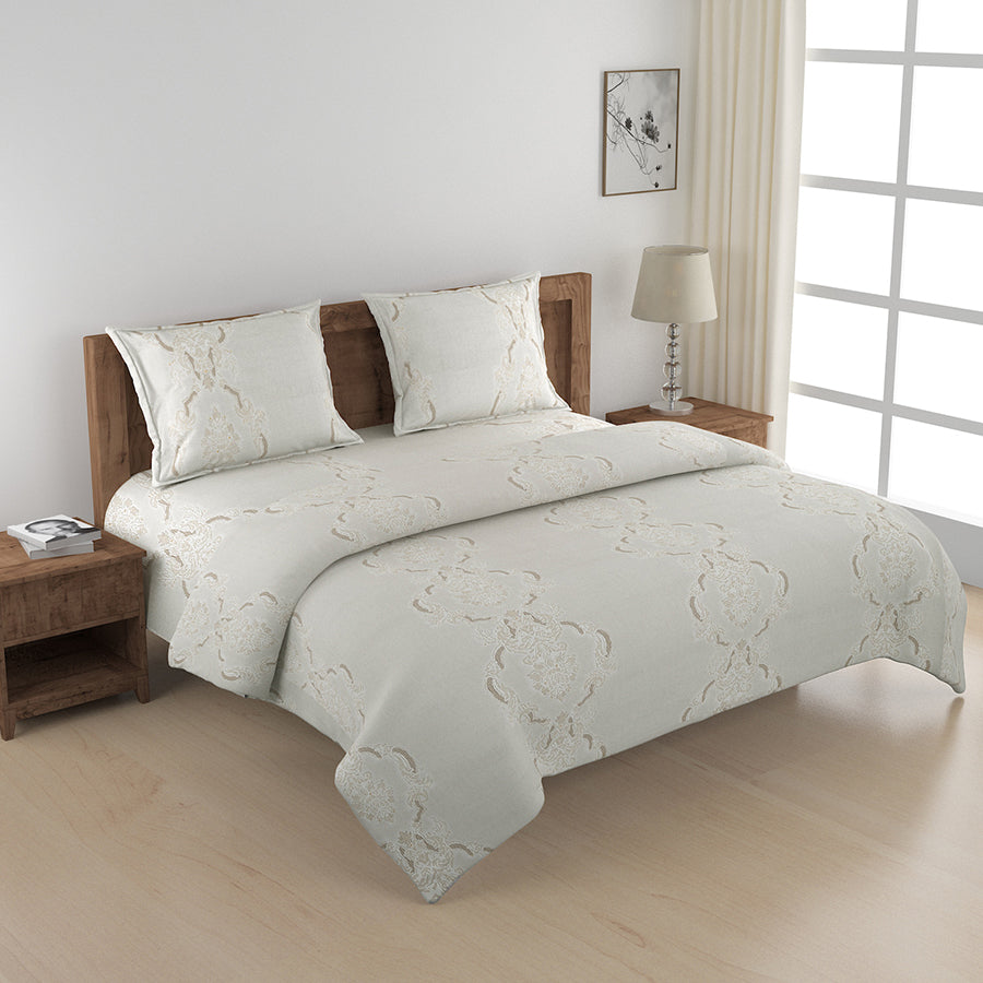 Swayam India Pastel Vouge Fitted Bed Sheet - 16052