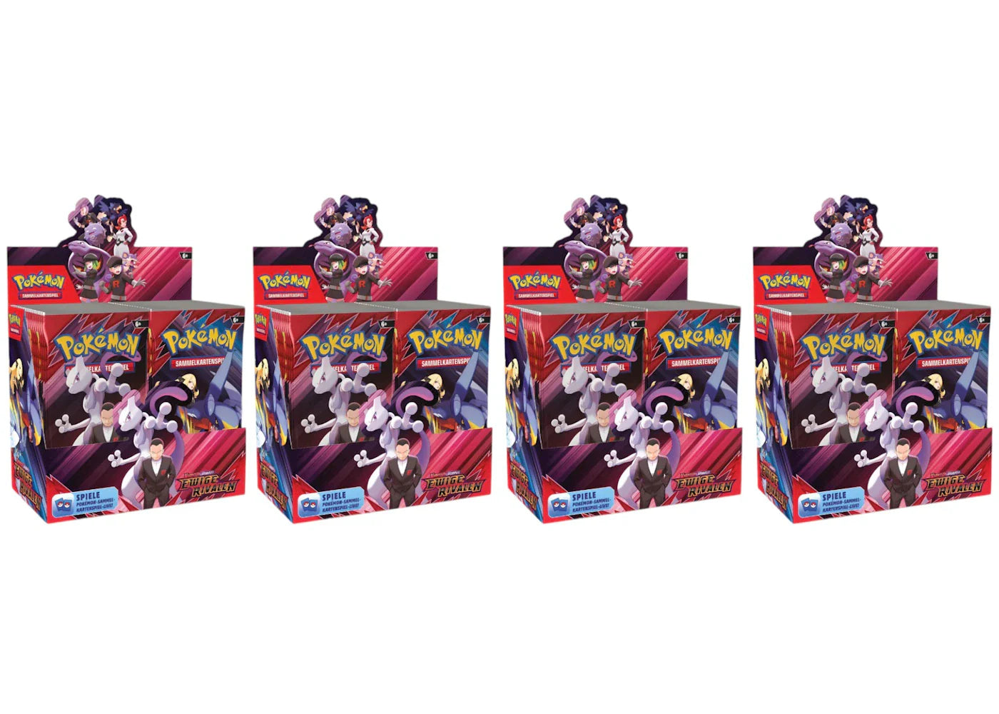 Scarlet violet destined – 2025 Pokémon Scarlet & Violet Destined Rivals Booster Box 4x Lot (German)