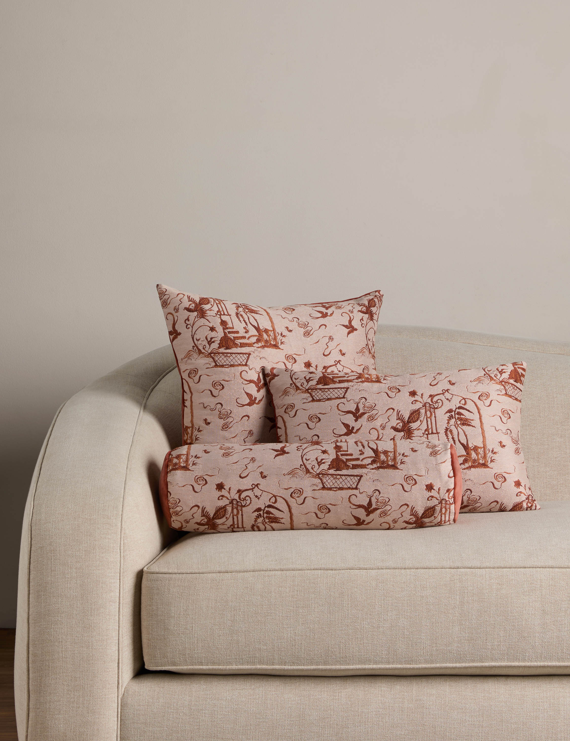 Lulu and Georgia Misha Toile Pillow