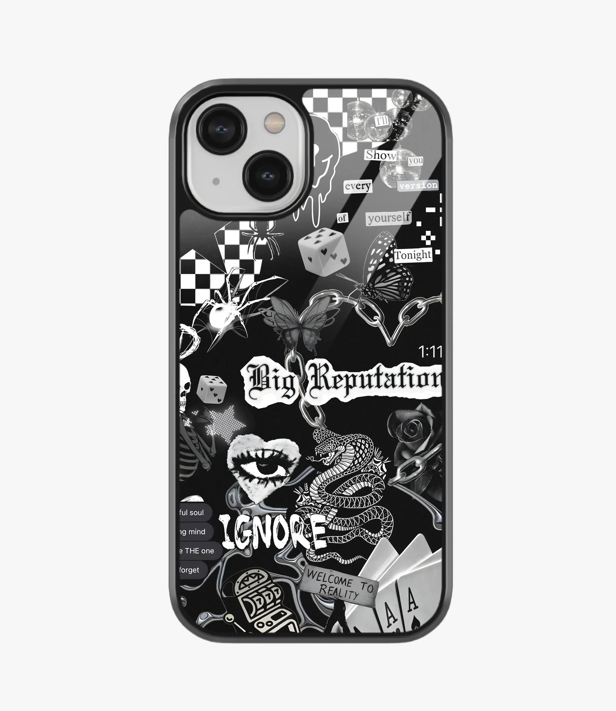 The Case Company Big Reputation Glass Case