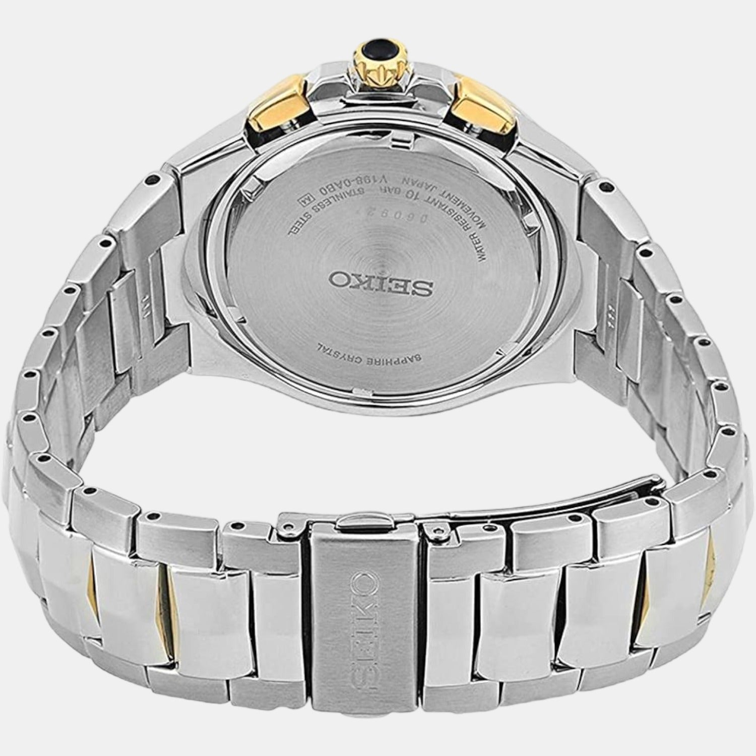 Seiko Coutura Men Quartz Black Dial Analog Stainless Steel Watch SSC798P1 - view 3