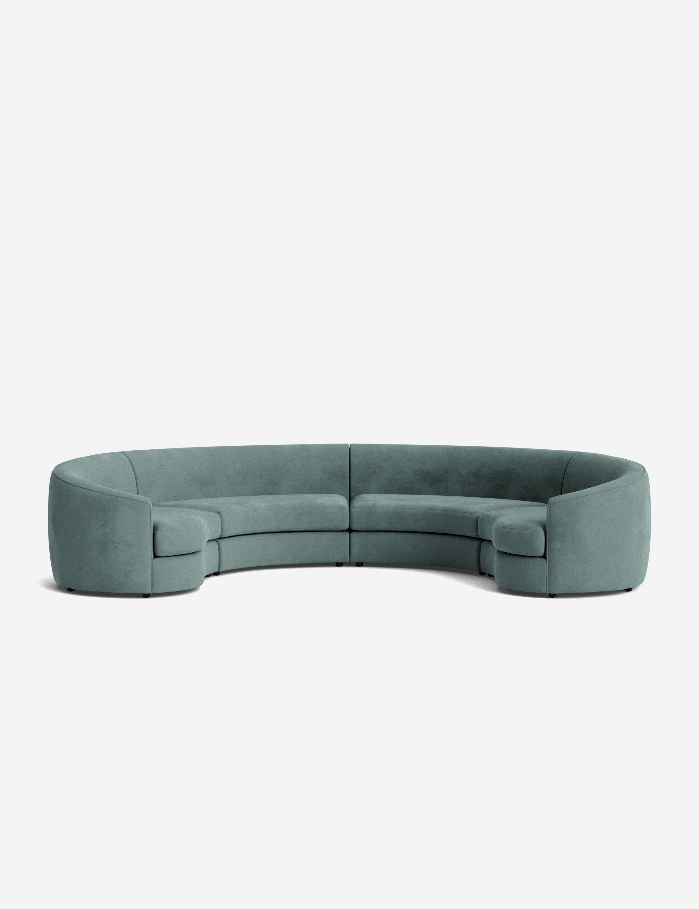Lulu and Georgia Imada Modular Curved Sectional Sofa - view 50