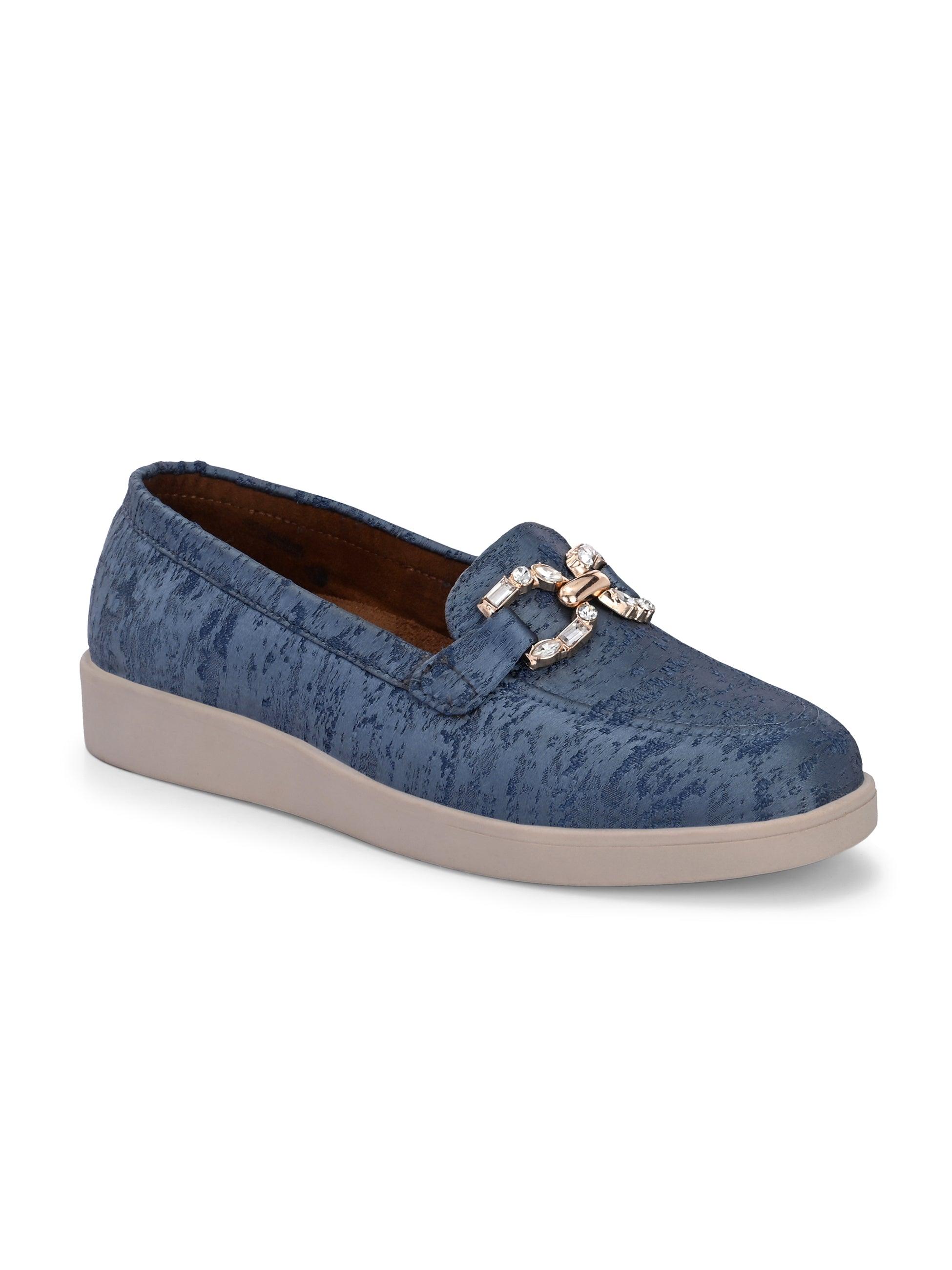 ladybossbyegoss Blue Diamond Casual Loafers by Lady Boss - view 2