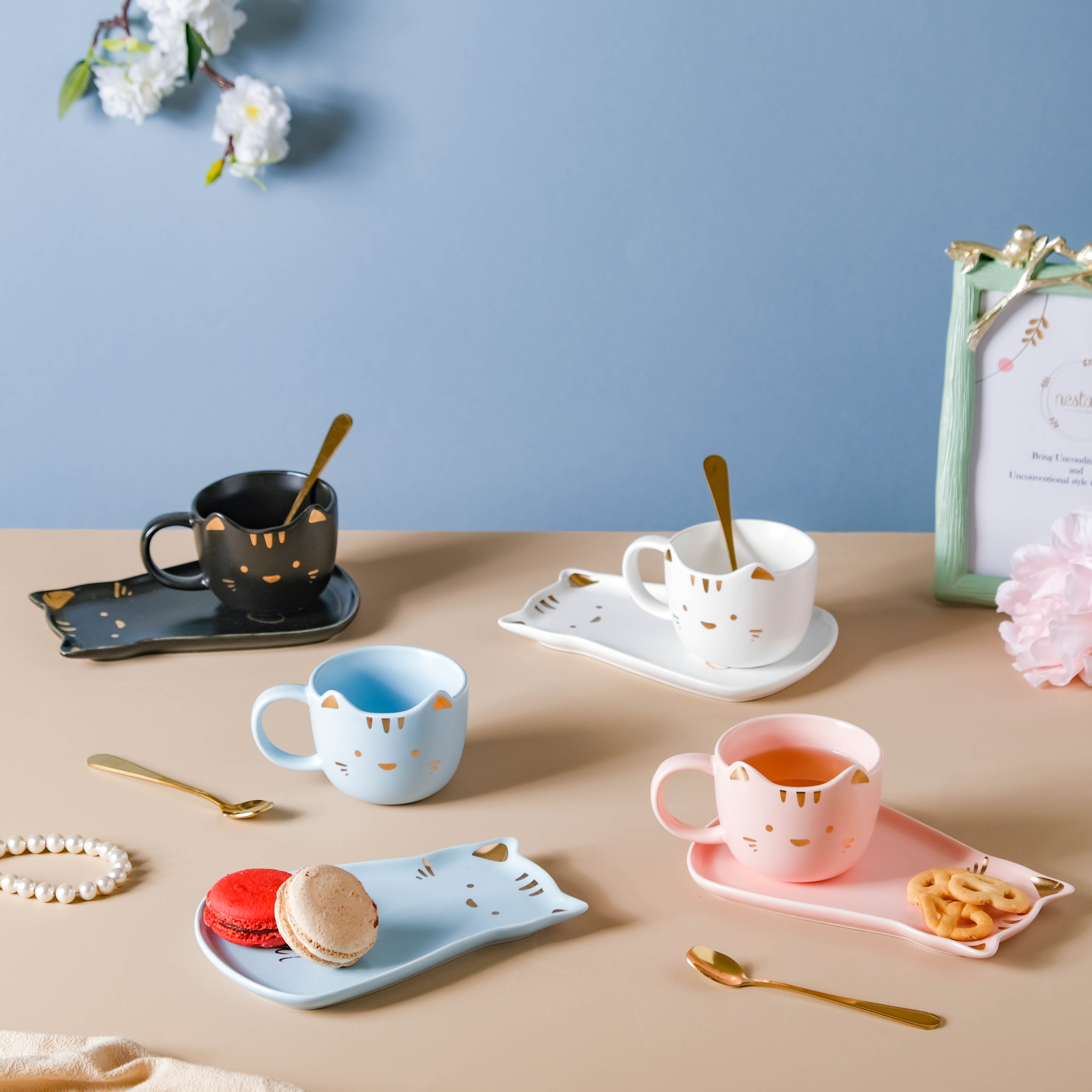 Nestasia Kitten Mug And Plate - view 3