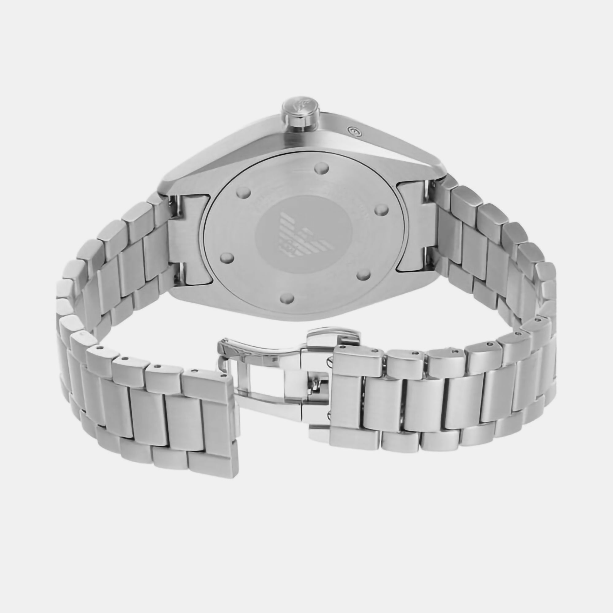 Emporio Armani Claudio Men Quartz Blue Dial Analog Stainless Steel Watch AR11553 - view 2