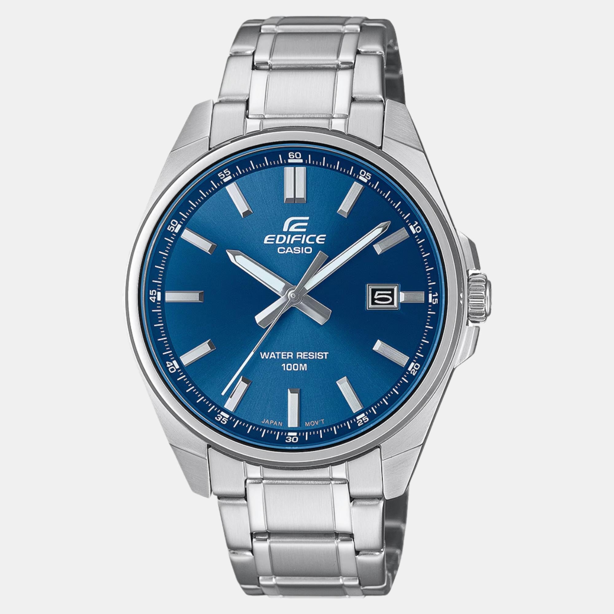 Casio Edifice Men Quartz Blue Dial Analog Stainless Steel Watch ED619 - view 2
