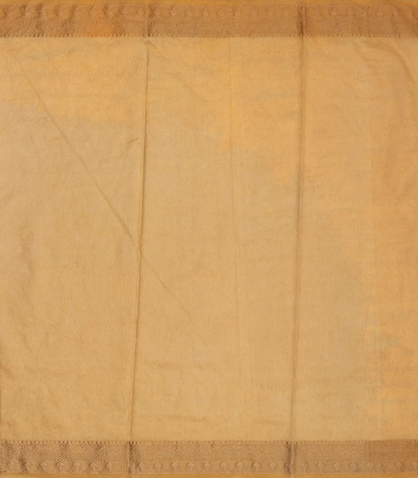 RmKV Beige Woven Banarasi Crushed Tissue Saree With Embroidery - view 4