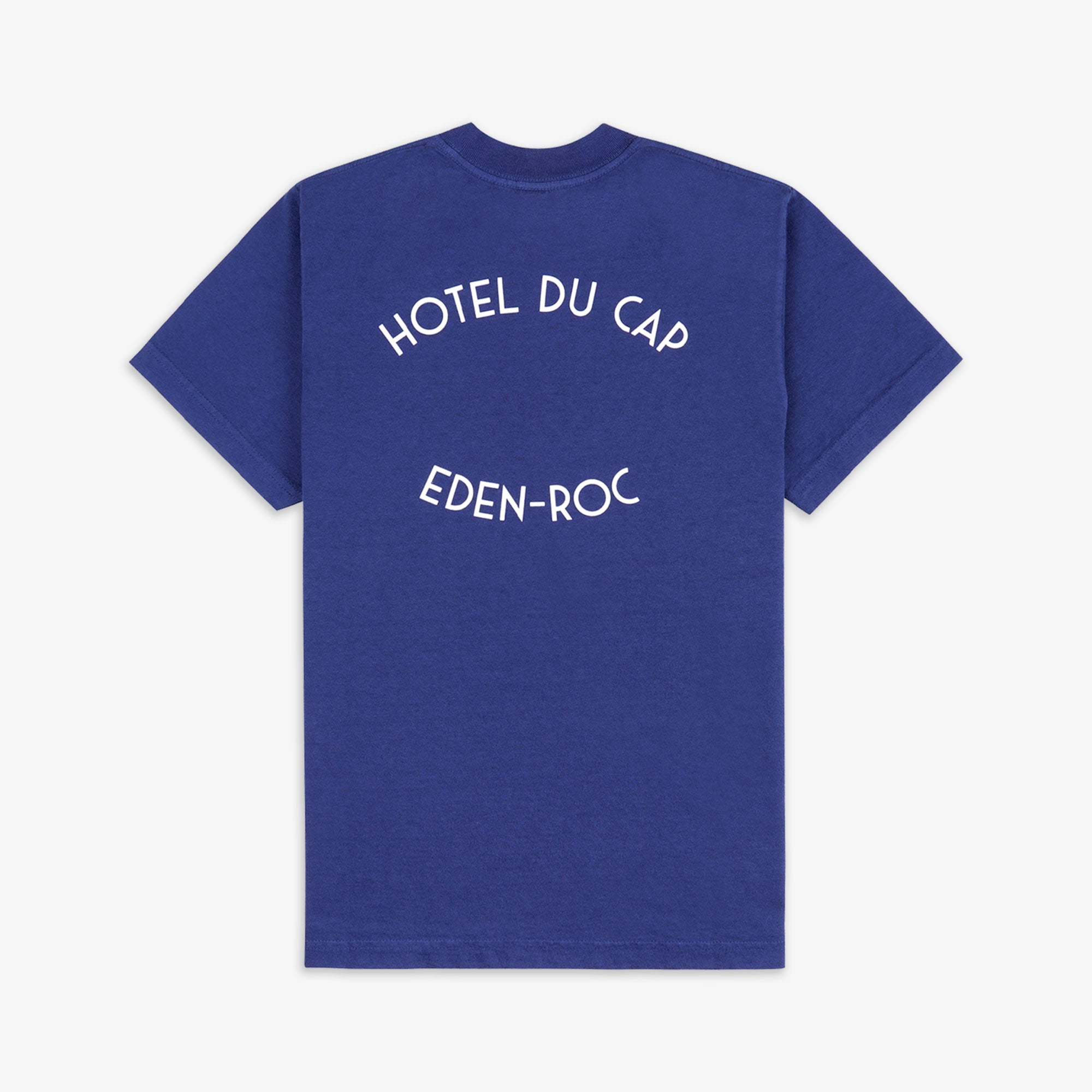 Sporty & Rich | Hotel Du Cap T-shirt { Indigo/white - view 2