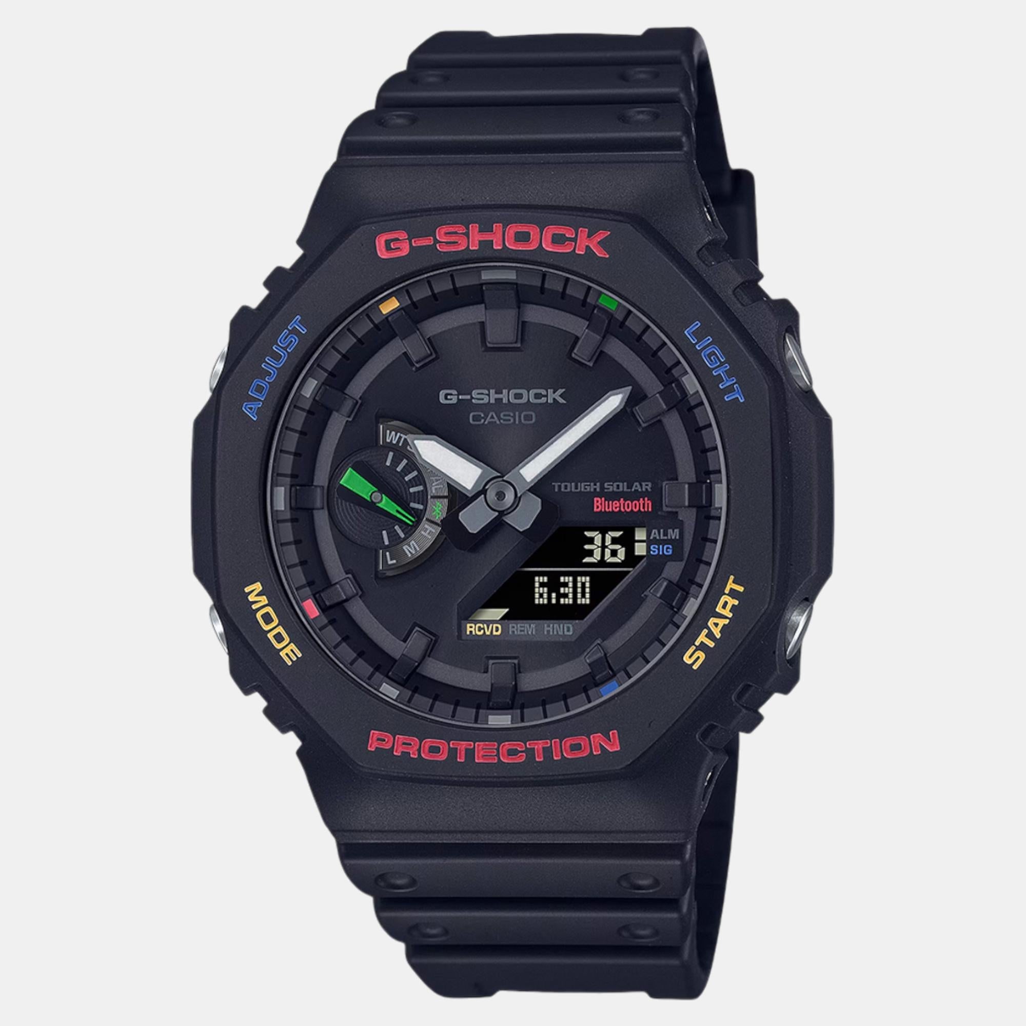 Casio G-Shock Men Quartz Black Dial Analog-Digital Resin Watch G1476