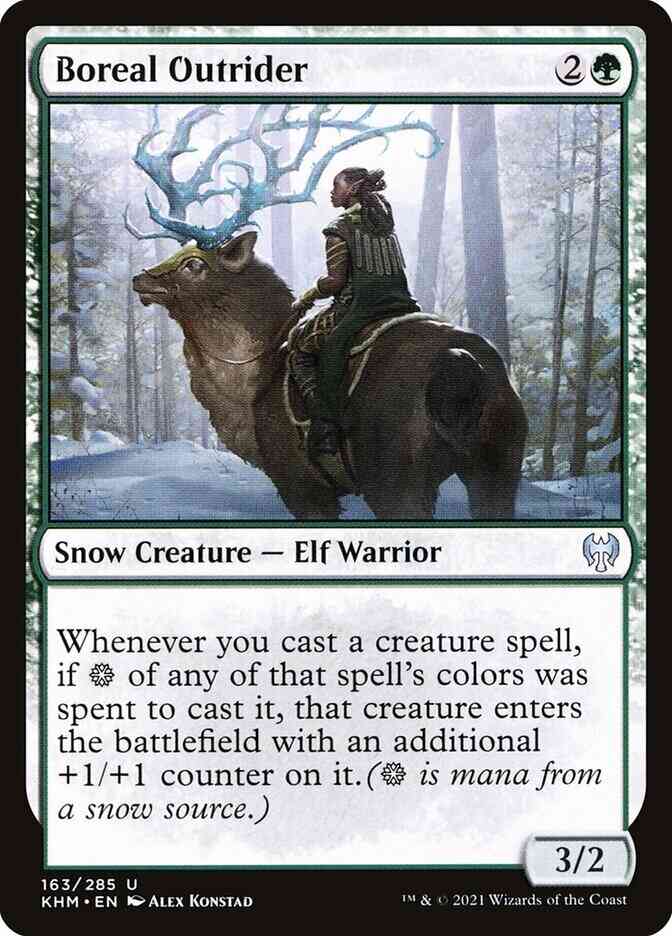 Boreal outrider 163 – Magic Boreal Outrider [163] [Kaldheim] [Non-Foil]