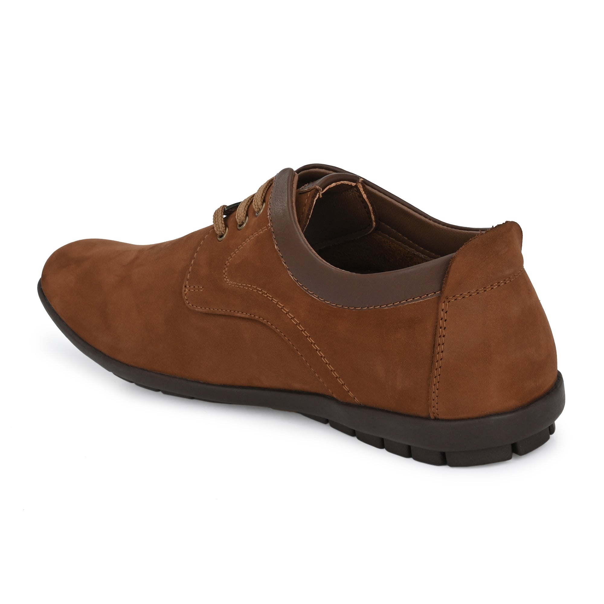 egoss-shoes Egoss Leather Casual Lace Up Shoes For Men