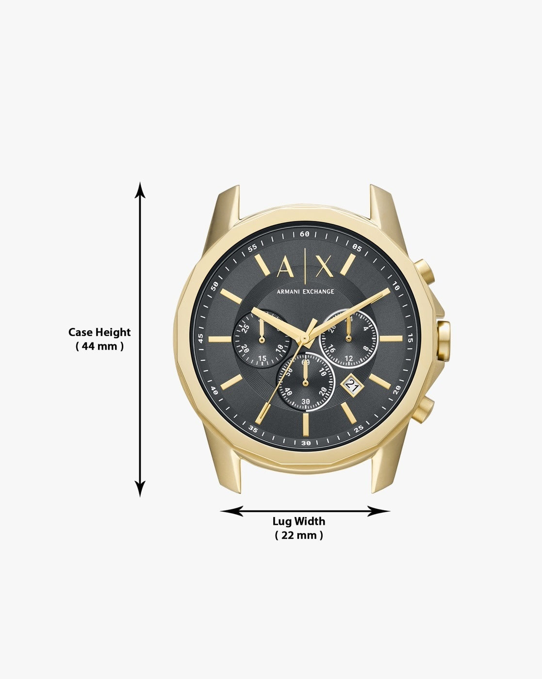Armani Exchange Chronograph Black Dial Women 44mm - view 2