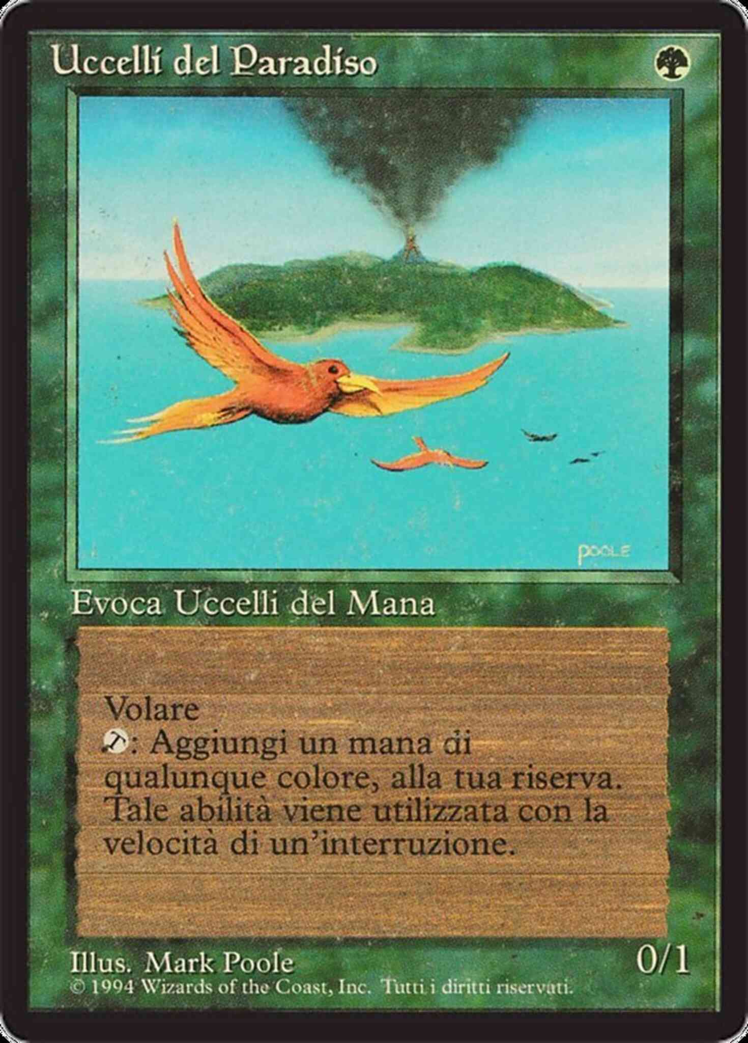 Magic Birds of Paradise - Italian [187] [Foreign Black Border: Italian] [Non-Foil]
