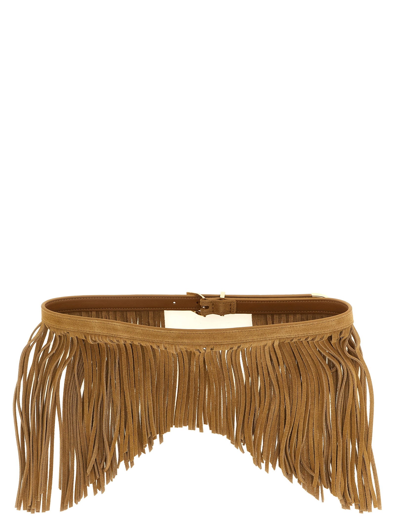 Pinko Con Frange Suede Belt - view 2