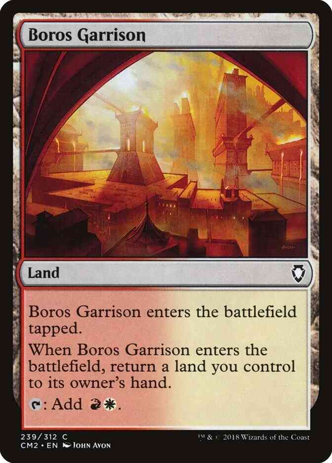 Boros garrison 239 – Magic Boros Garrison [239] [Commander Anthology Volume II] [Non-Foil]