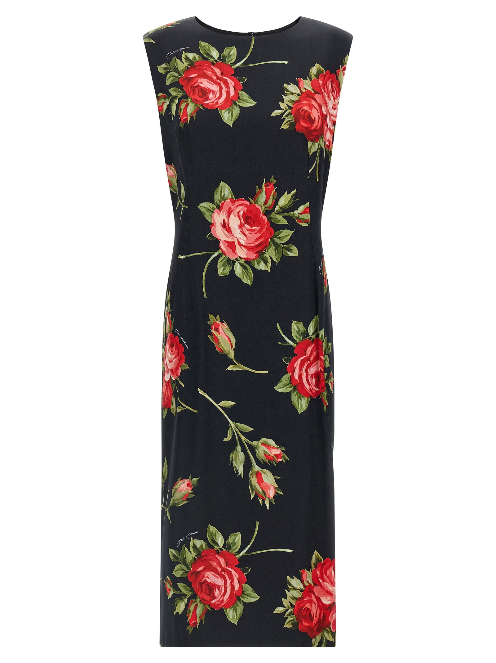 Dolce & Gabbana Bouquet Rose Dress – 96% viscose, 4% elastane