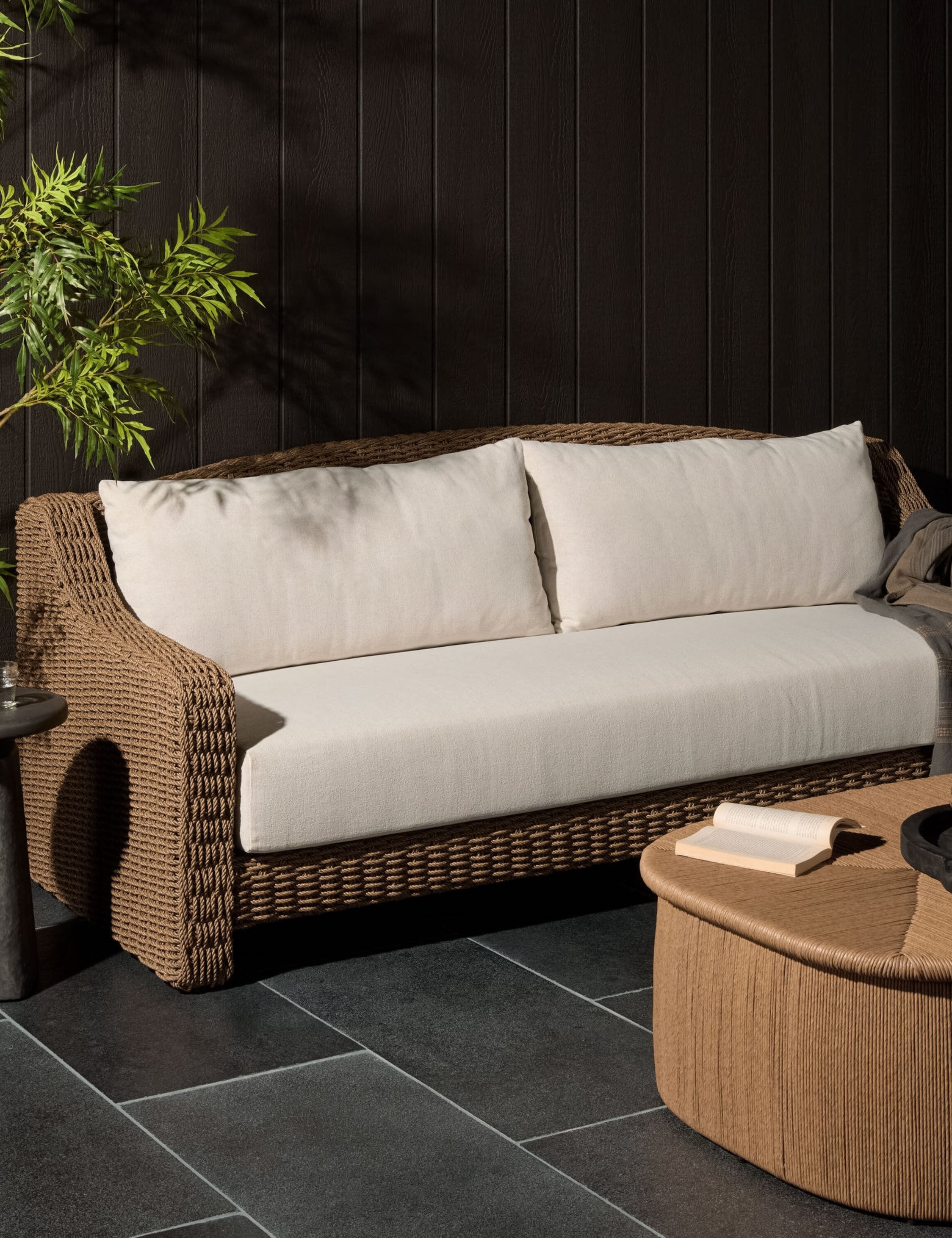 Lulu and Georgia Andrea Outdoor Sofa – Natural - view 2