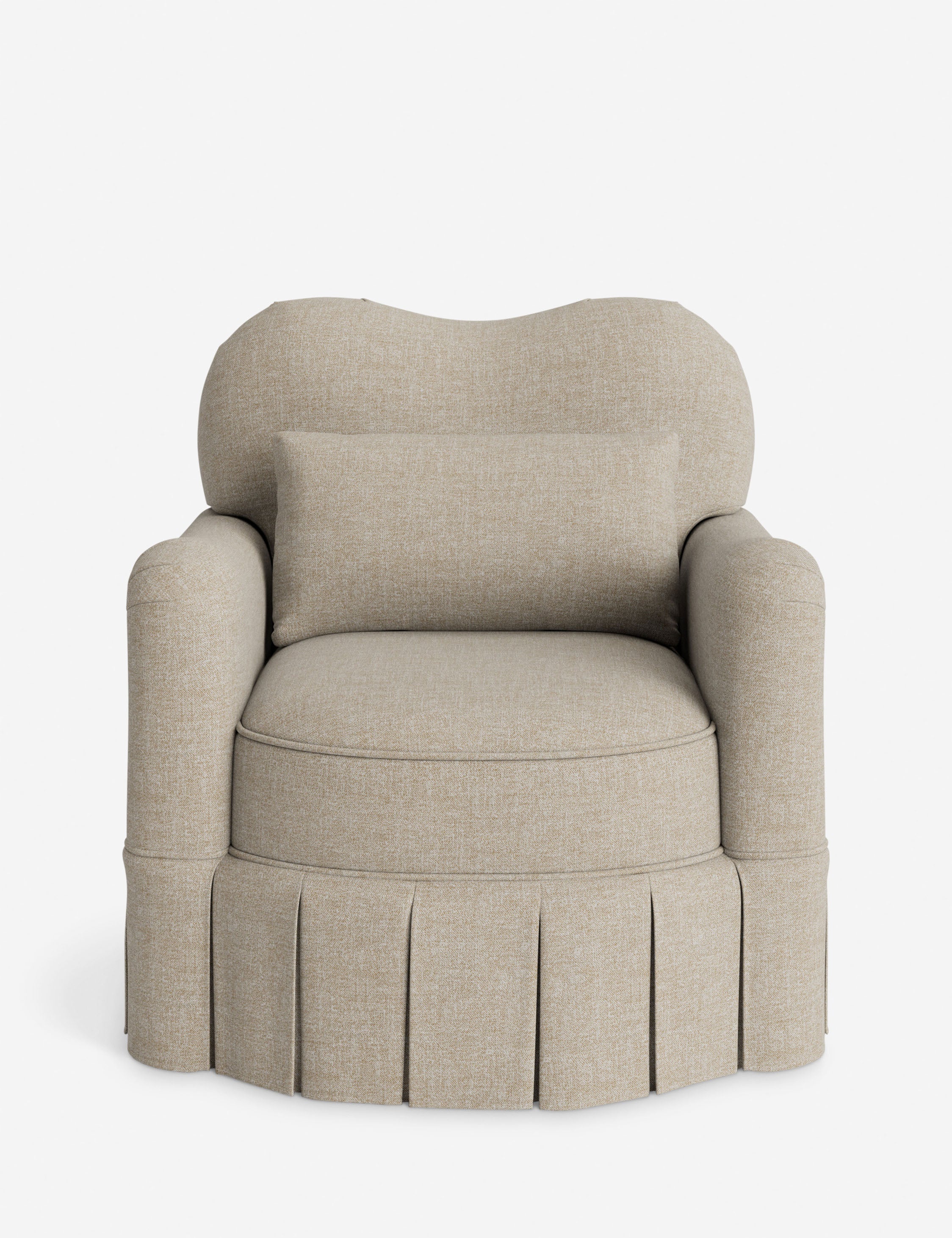 Lulu and Georgia Middleton Skirted Accent Chair by Ginny Macdonald - view 4