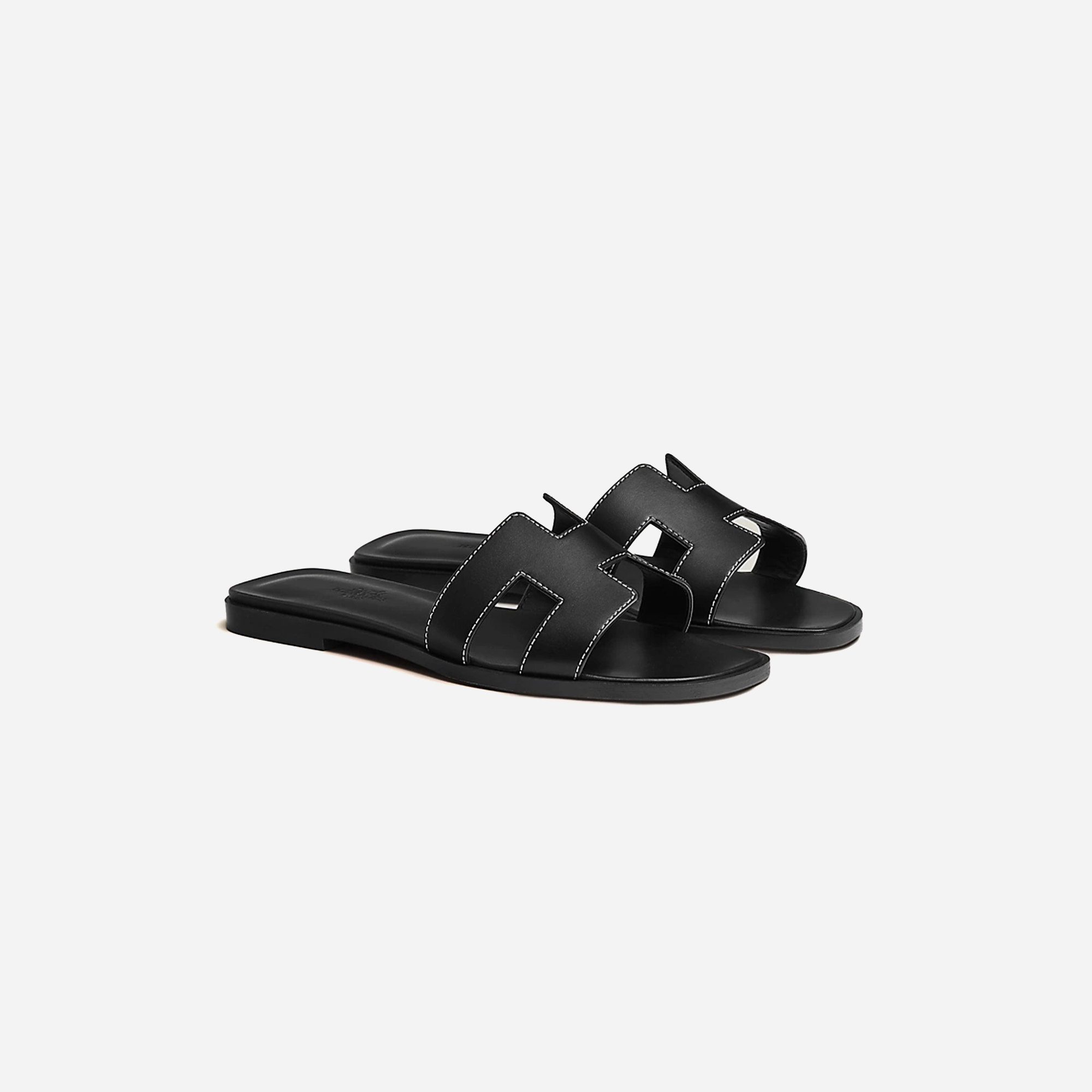 Hermes Oran sandal Noir - view 2