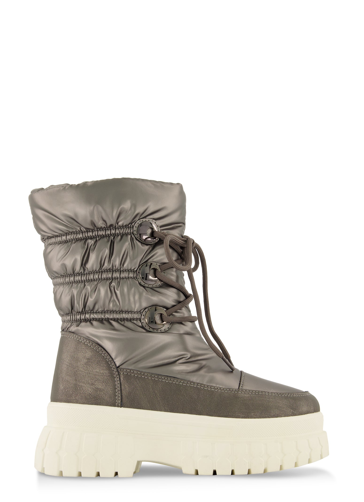 Rainbow Shops Lace Up Platform Weatherproof Snow Boots - view 2